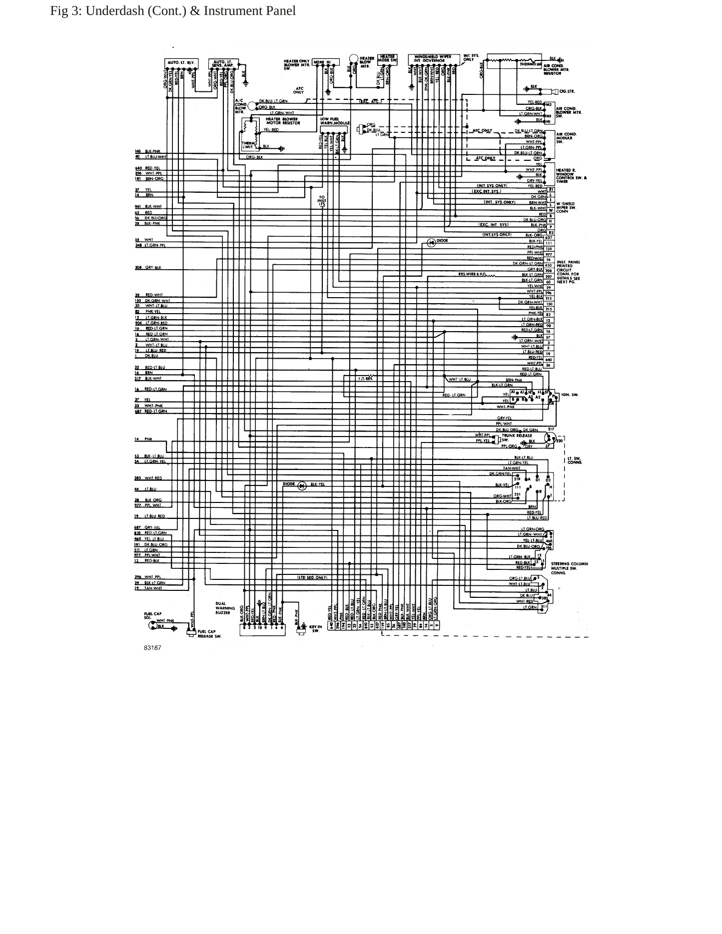 1984 Mercury Marquis Service and Repair Manual preview page 7