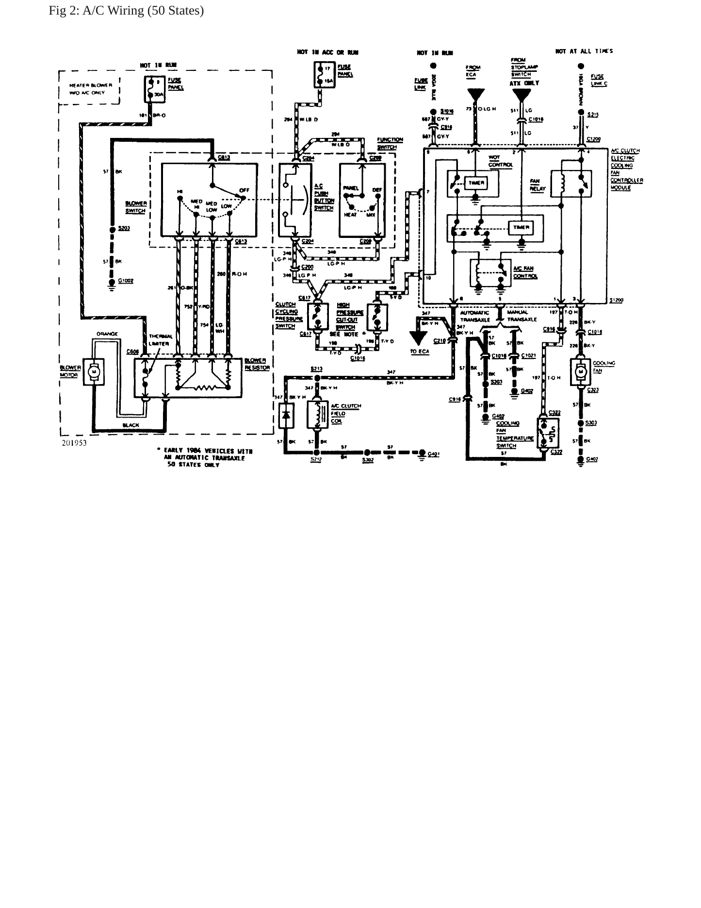 1984 Mercury Topaz service manual page 6