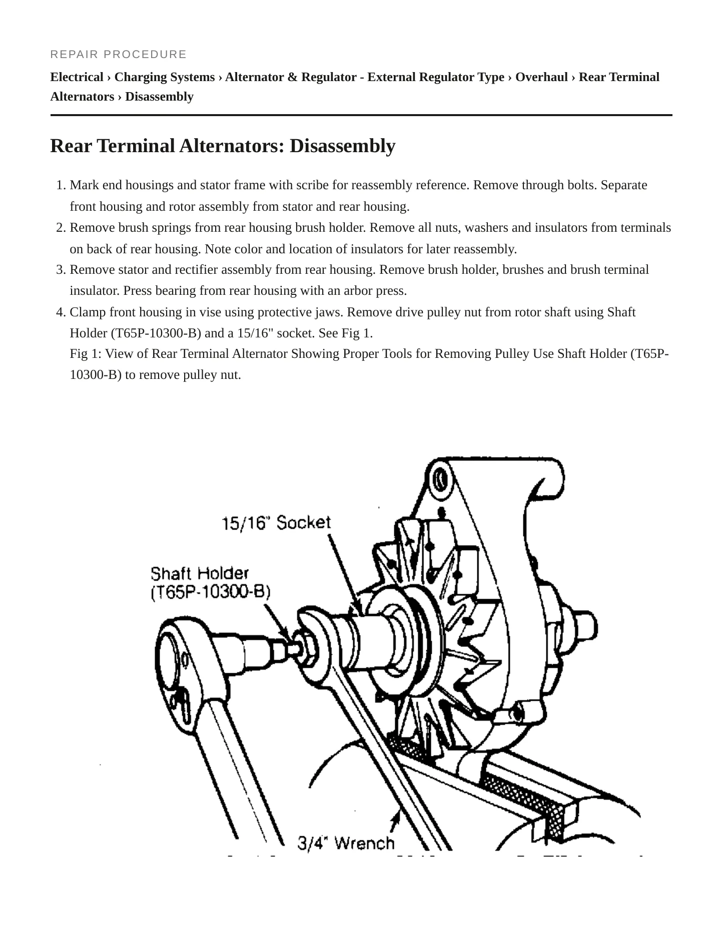 1986 Mercury Marquis service manual page 3