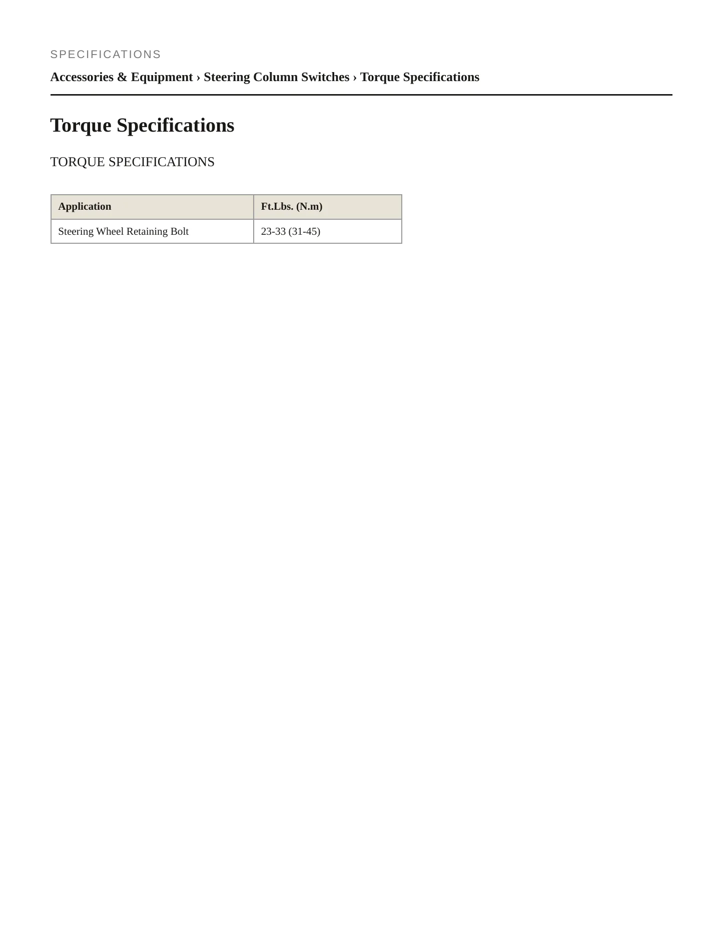 1988 Mercury Sable service manual page 2