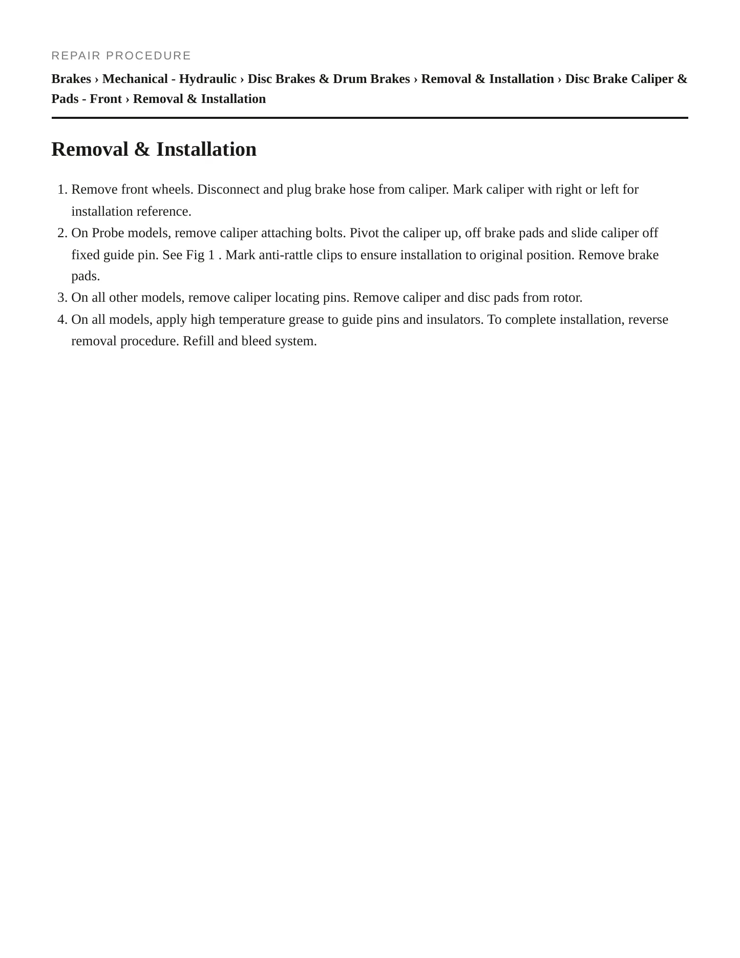 1989 Mercury Cougar service manual page 3