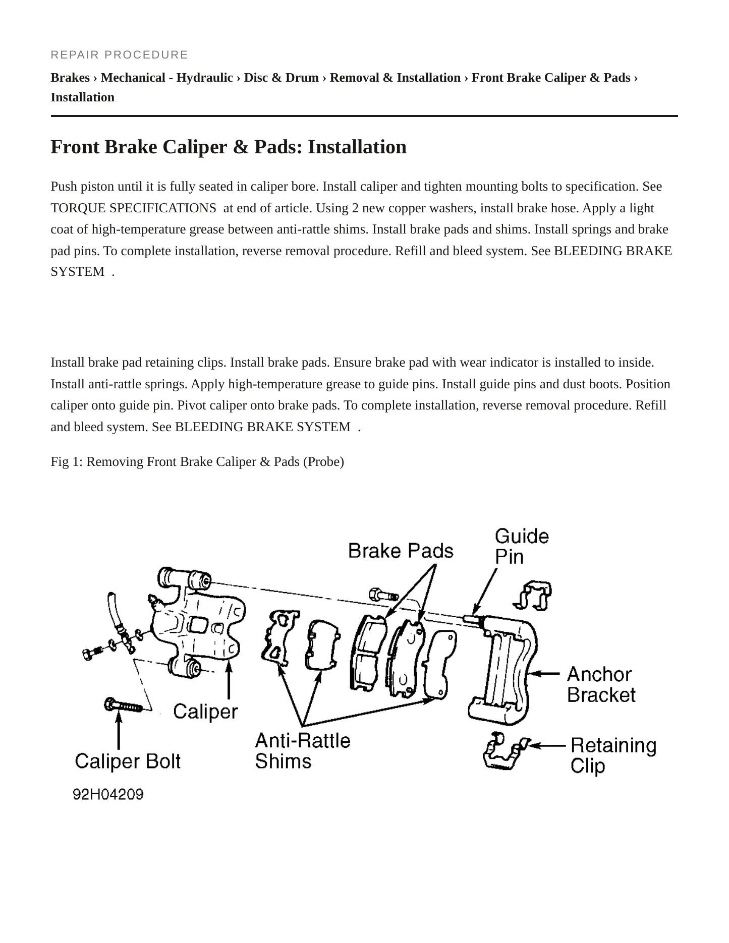 1992 Mercury Tracer service manual page 3