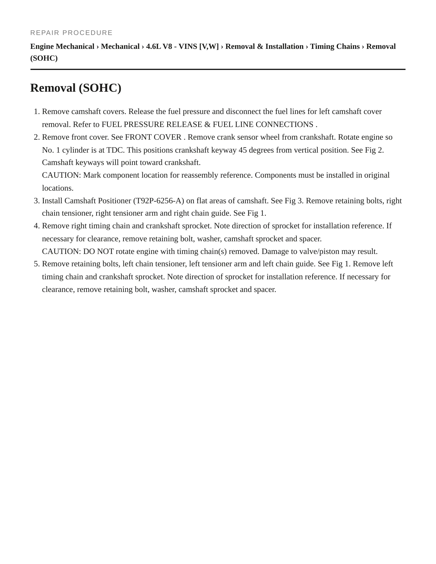 1993 Mercury Grand Marquis service manual page 3