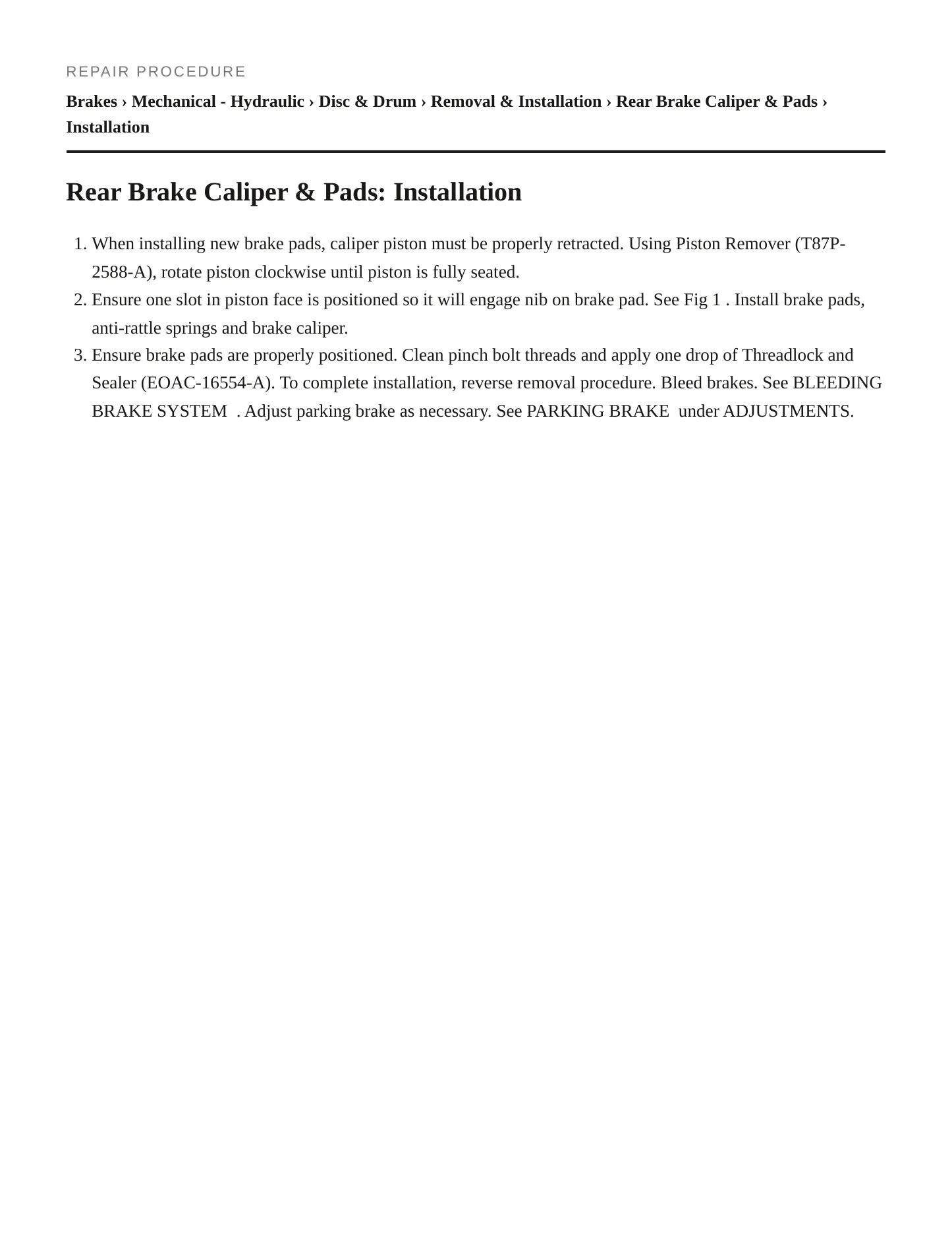 1994 Mercury Sable service manual page 3
