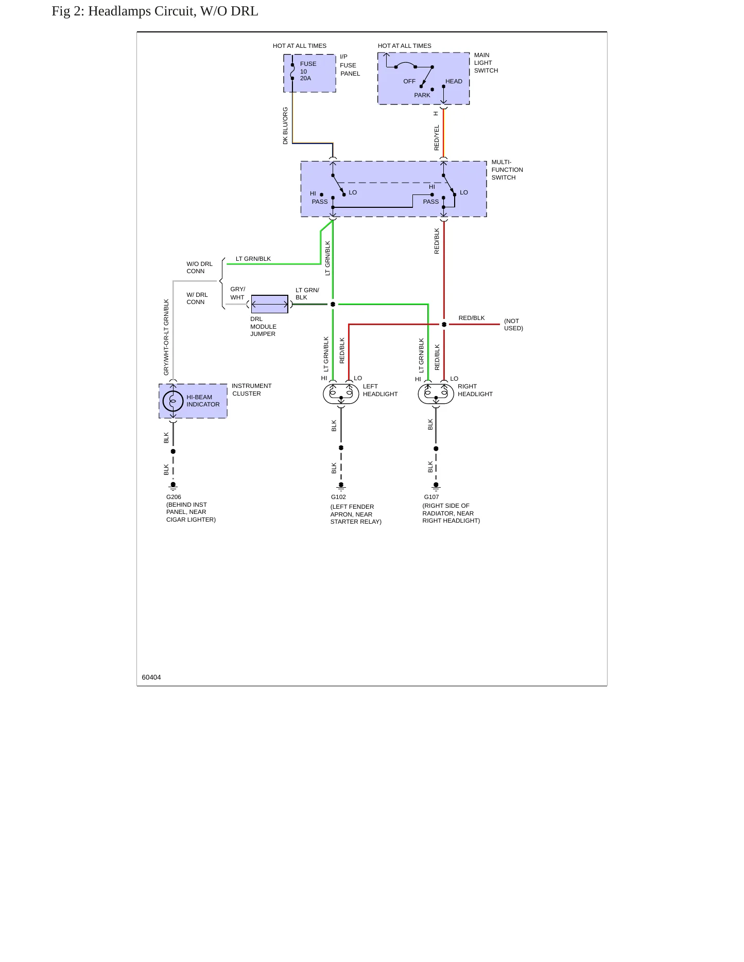 1994 Mercury Topaz service manual page 6