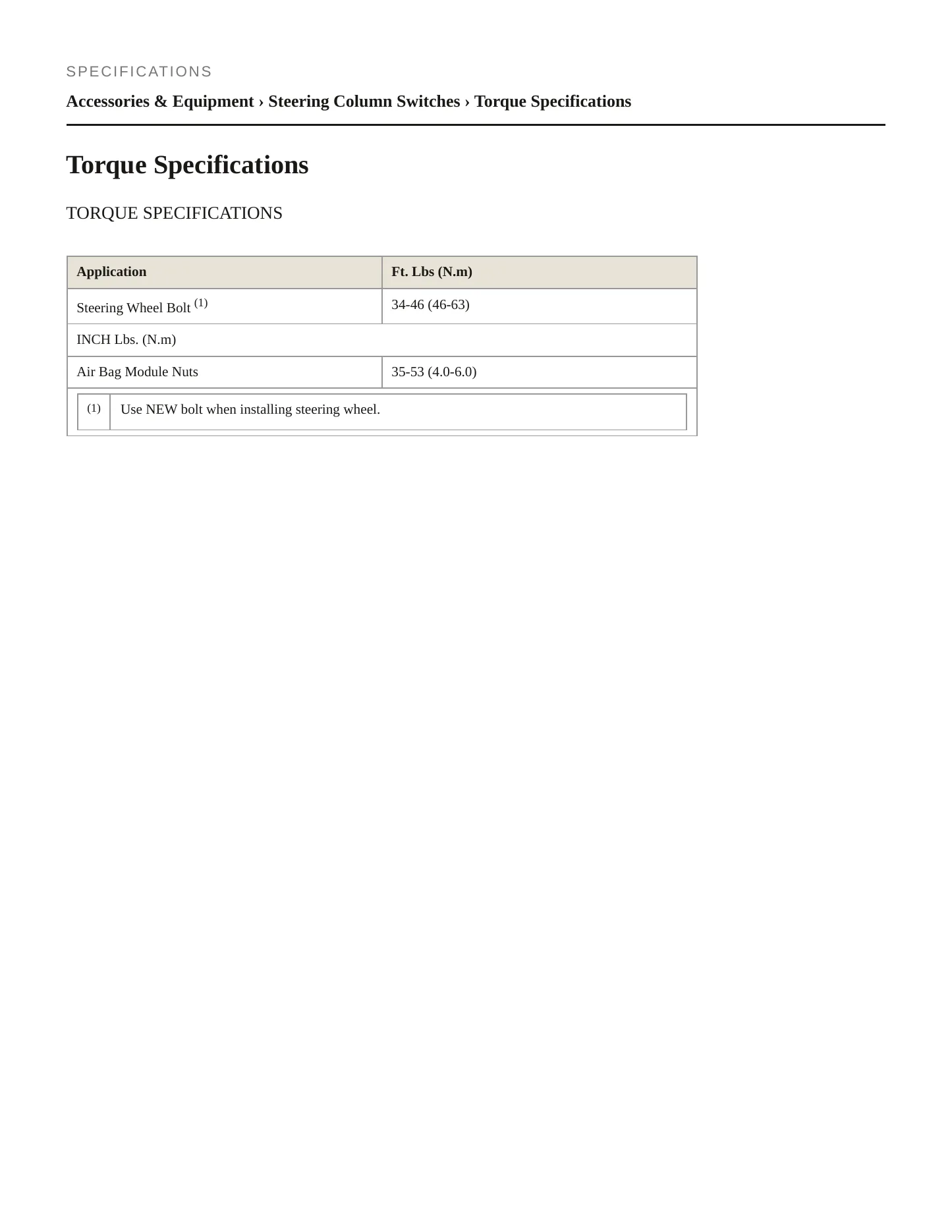1994 Mercury Tracer service manual page 2