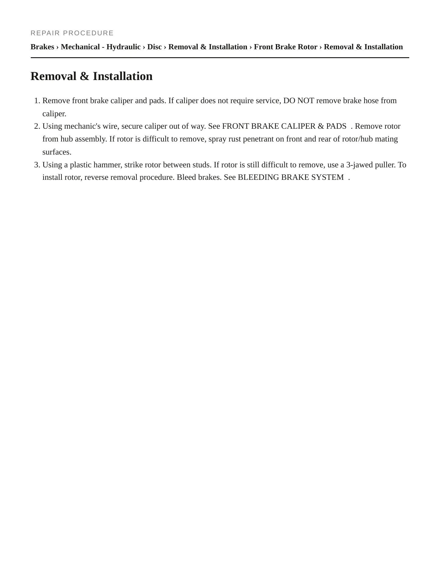 1995 Mercury Grand Marquis service manual page 5
