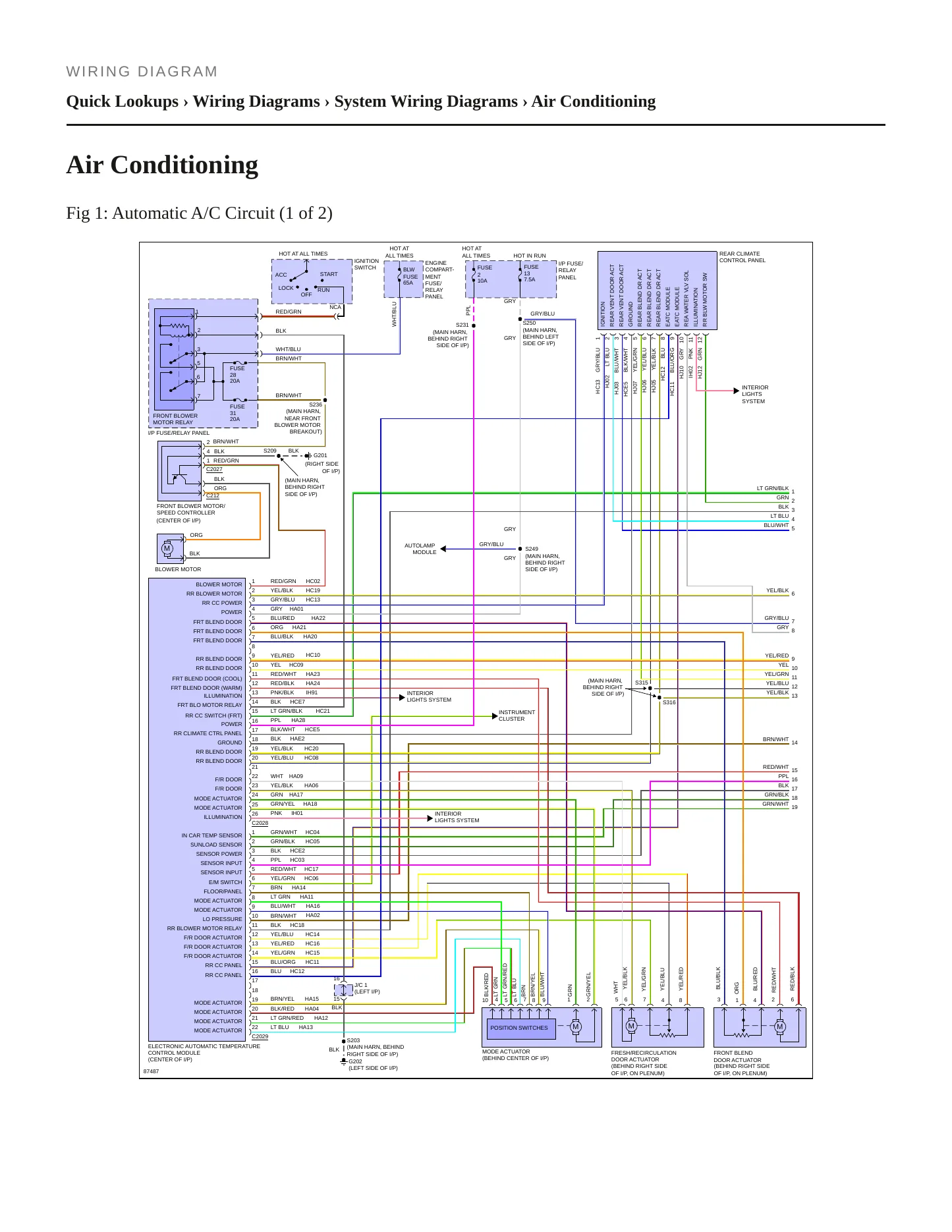 1997 Mercury Villager service manual page 6