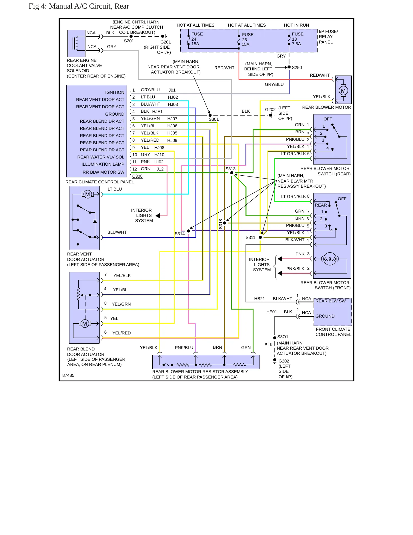 1997 Mercury Villager Service and Repair Manual preview page 9