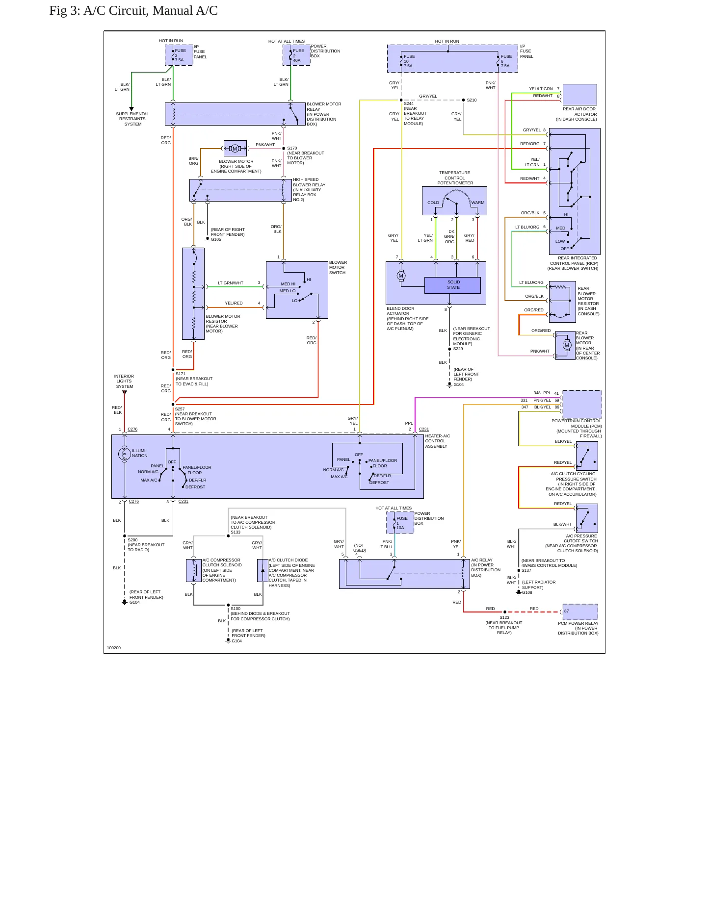 1998 Mercury Mountaineer Service and Repair Manual preview page 9