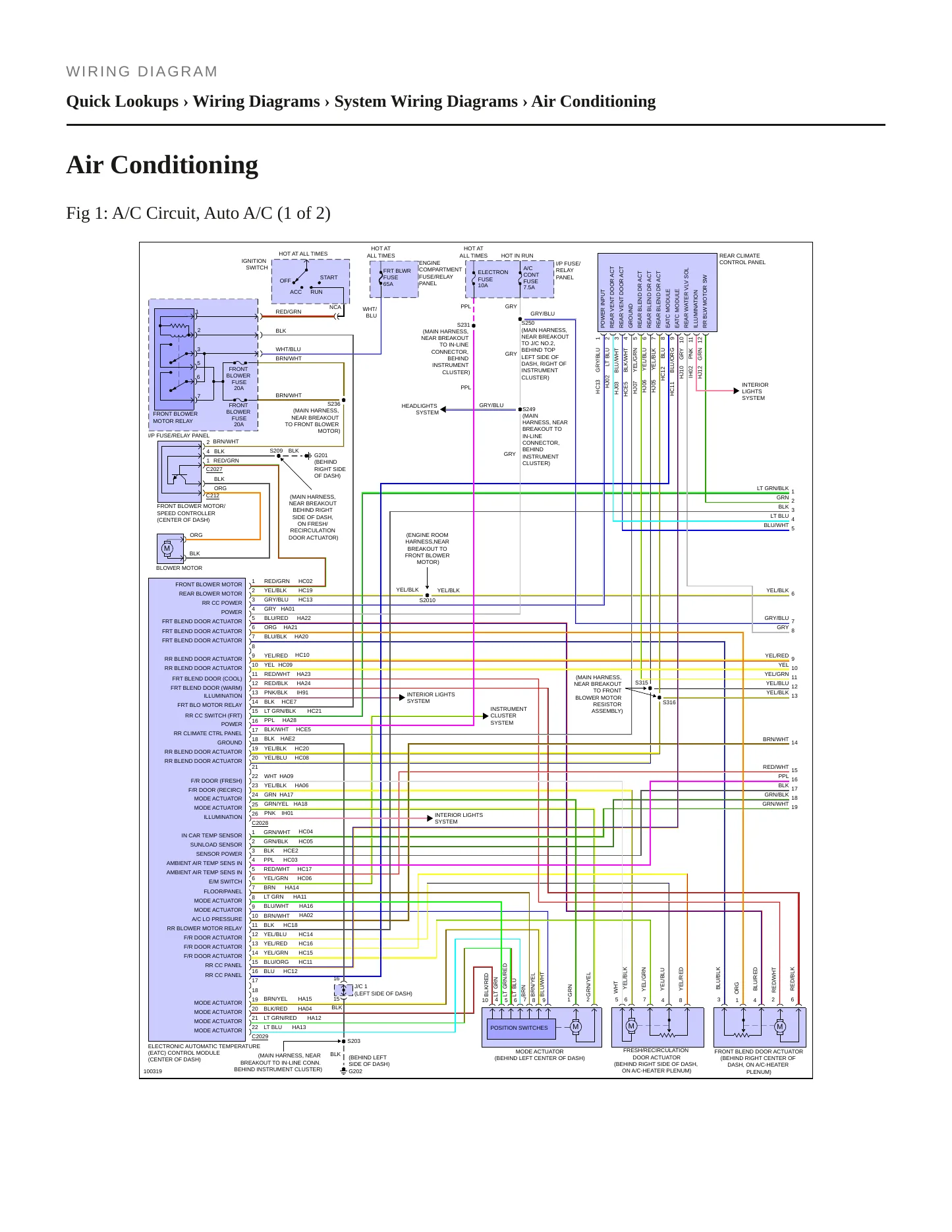 1998 Mercury Villager service manual page 6