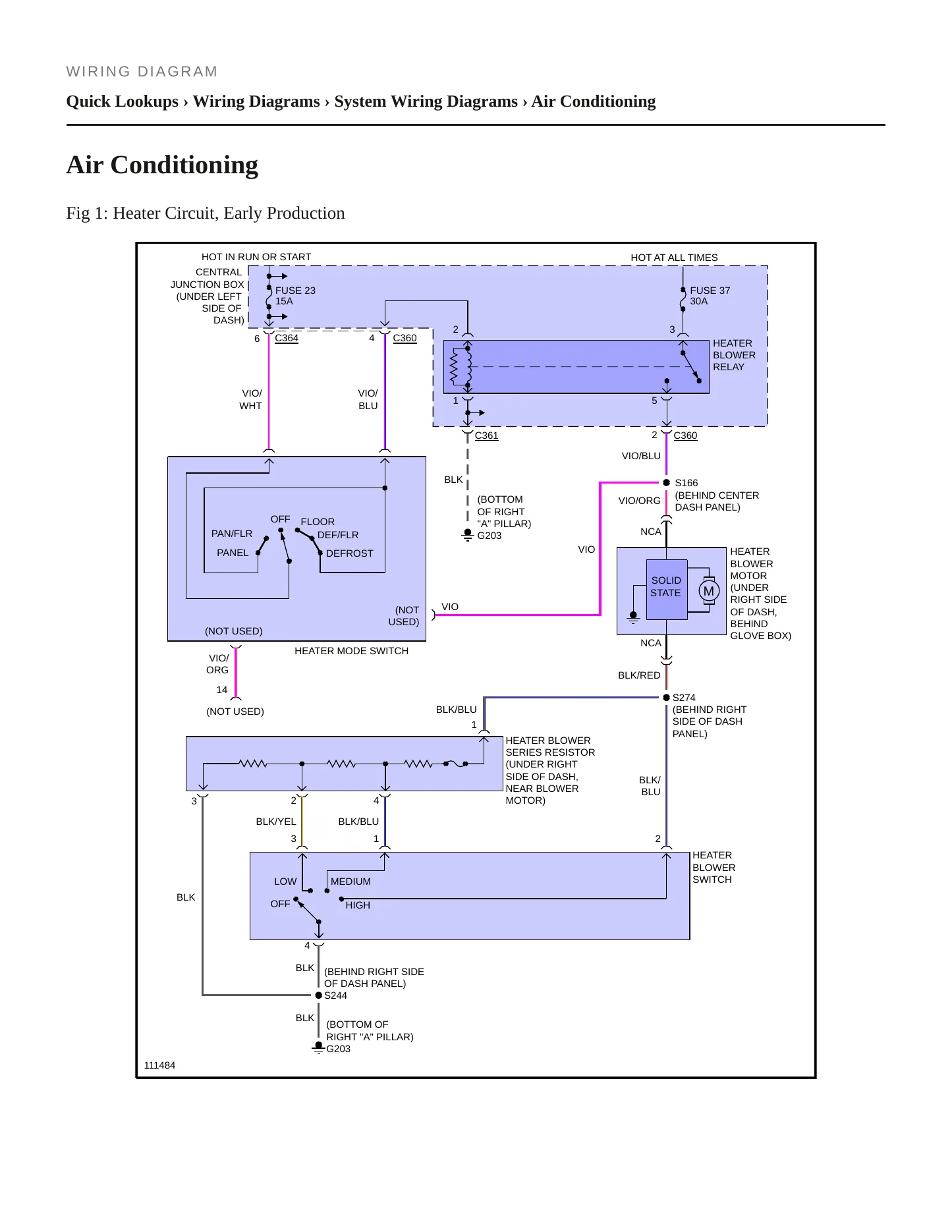 1999 Mercury Cougar Service and Repair Manual preview page 7