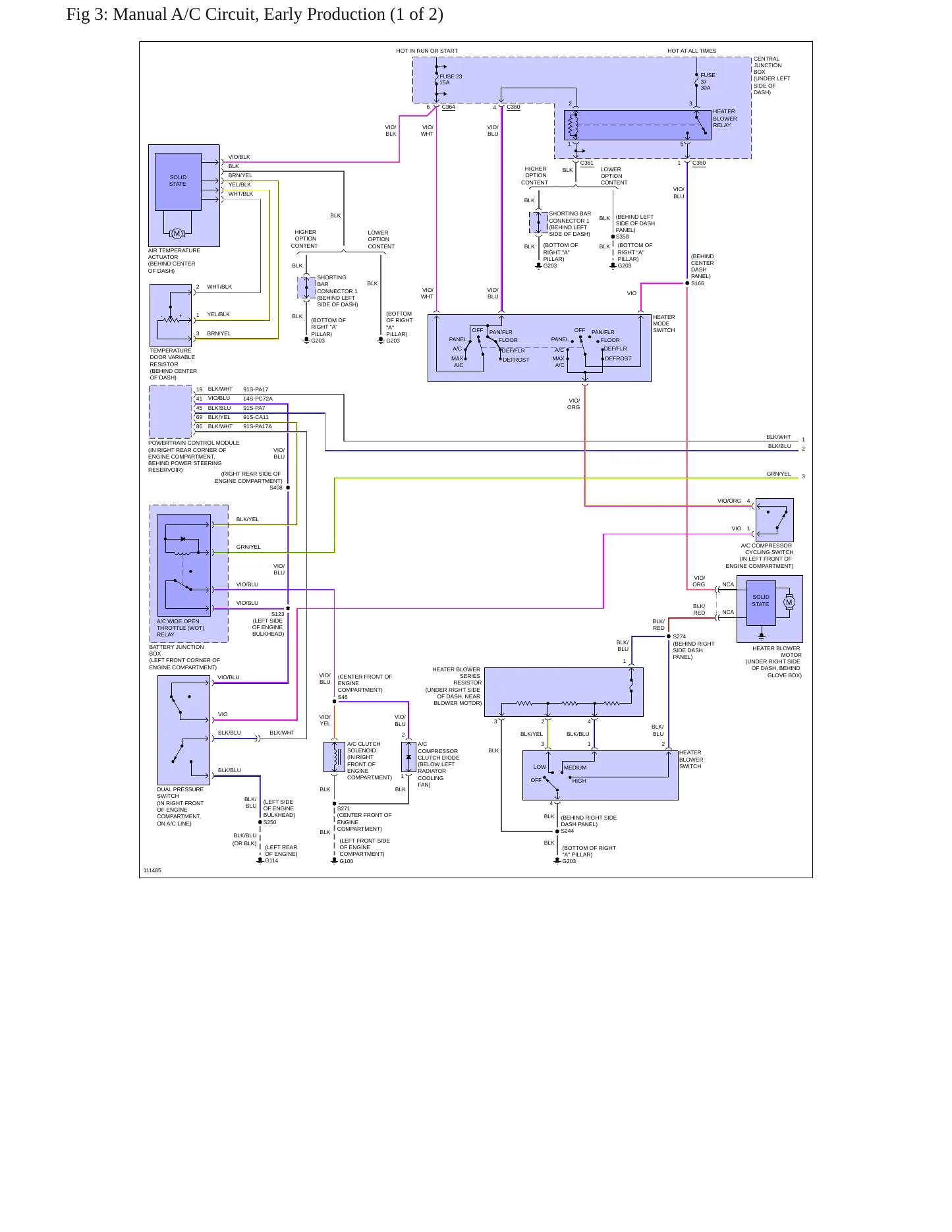 1999 Mercury Cougar Service and Repair Manual preview page 9