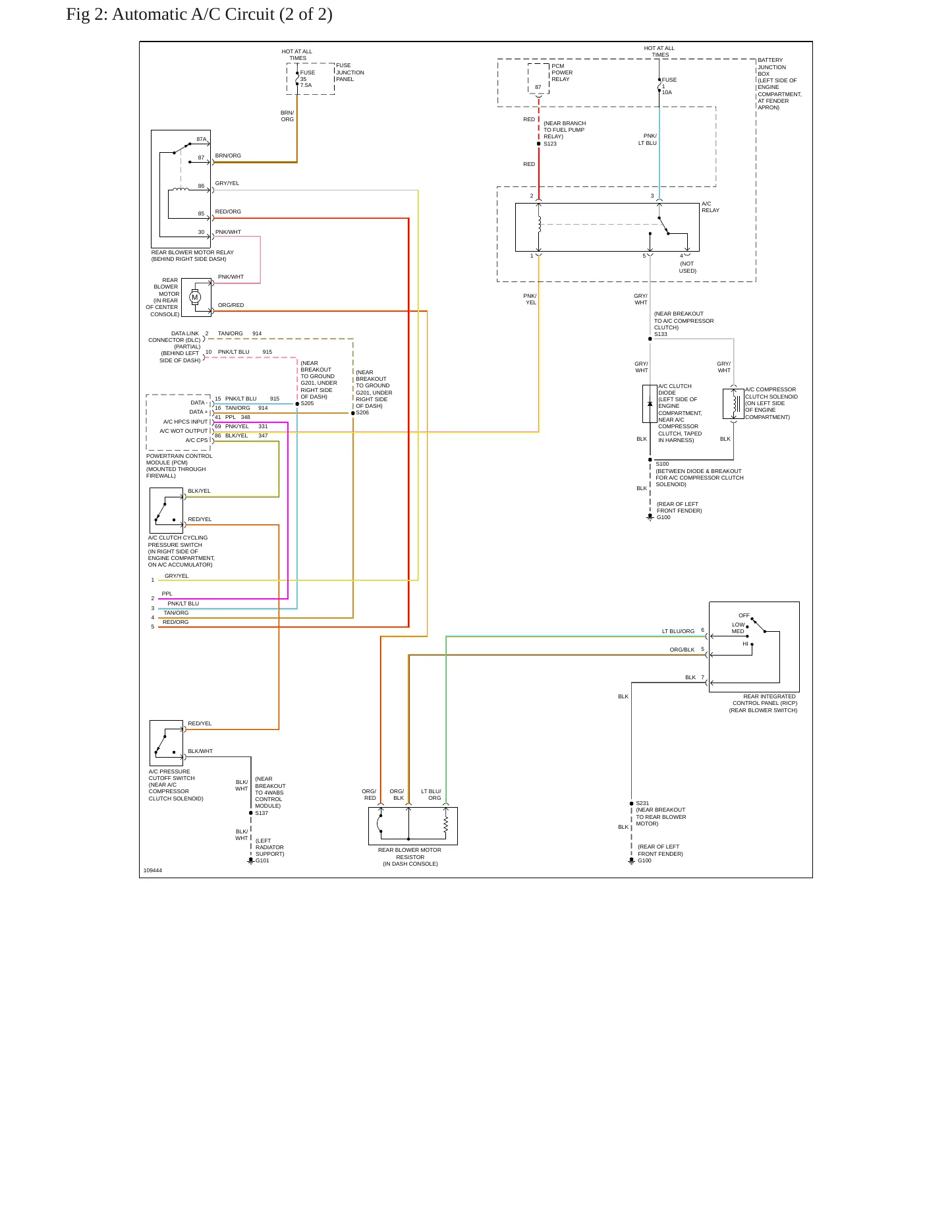 1999 Mercury Mountaineer Service and Repair Manual preview page 8