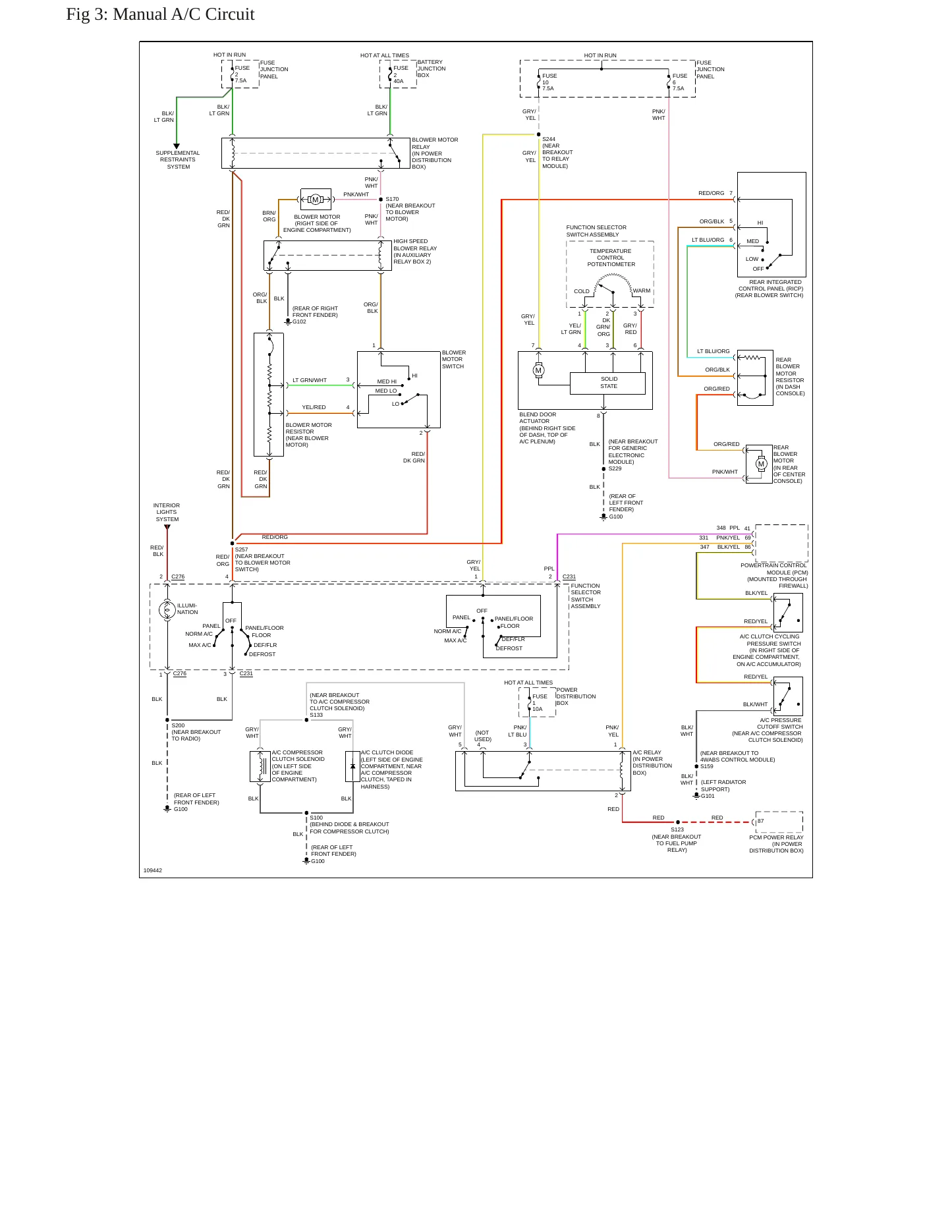 1999 Mercury Mountaineer Service and Repair Manual preview page 9