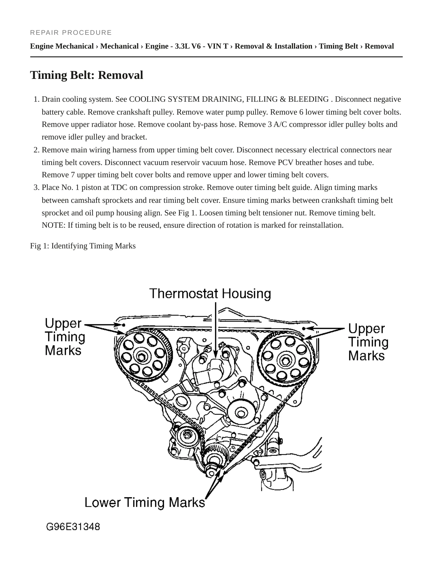 1999 Mercury Villager service manual page 4