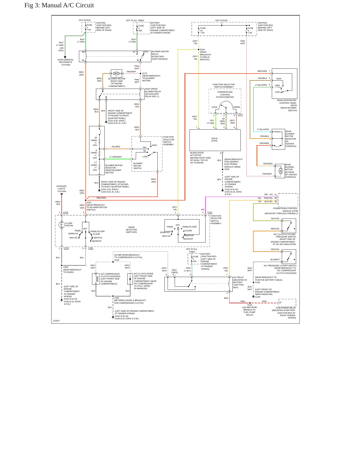 2000 Mercury Mountaineer Service and Repair Manual preview page 9