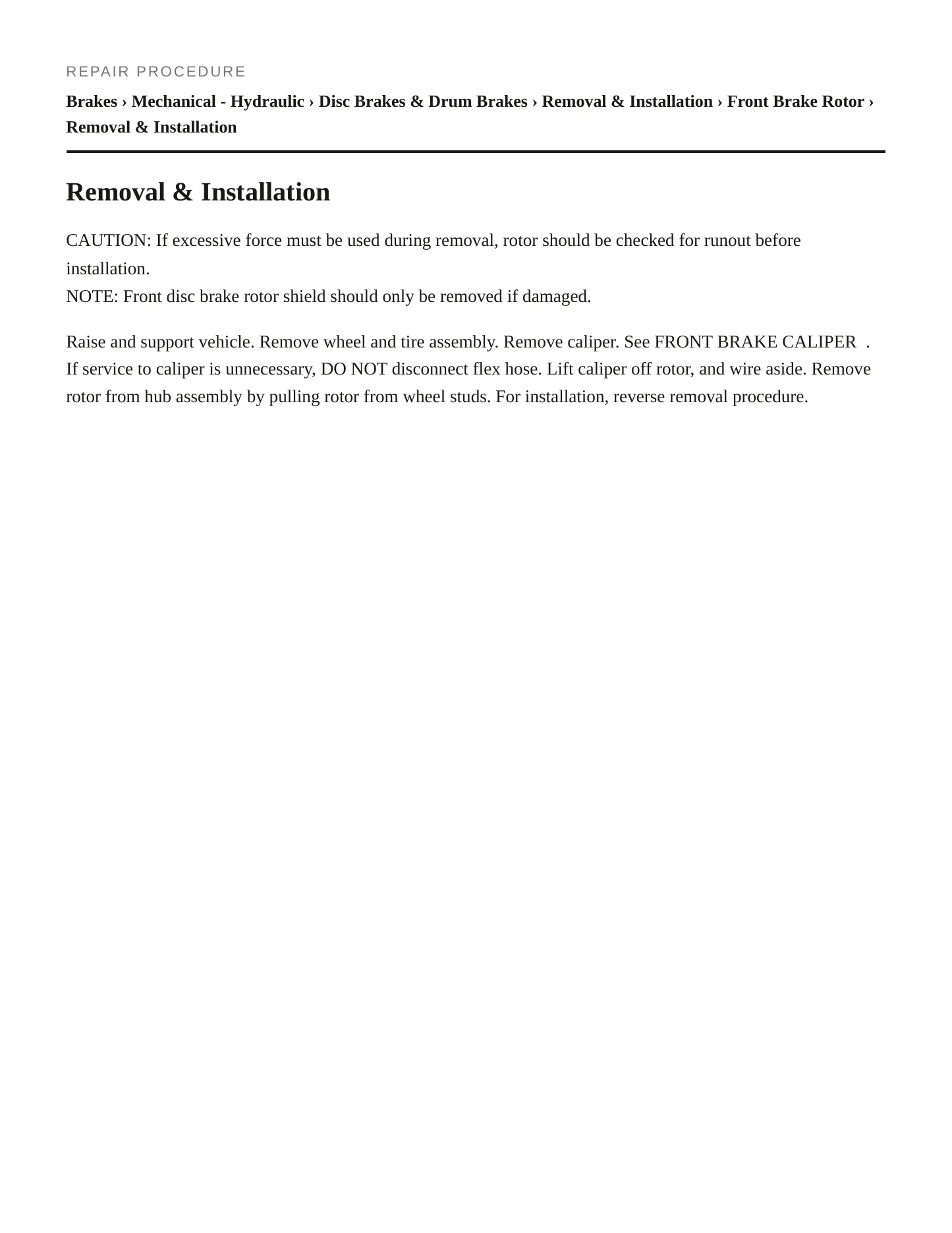 2000 Mercury Villager service manual page 4