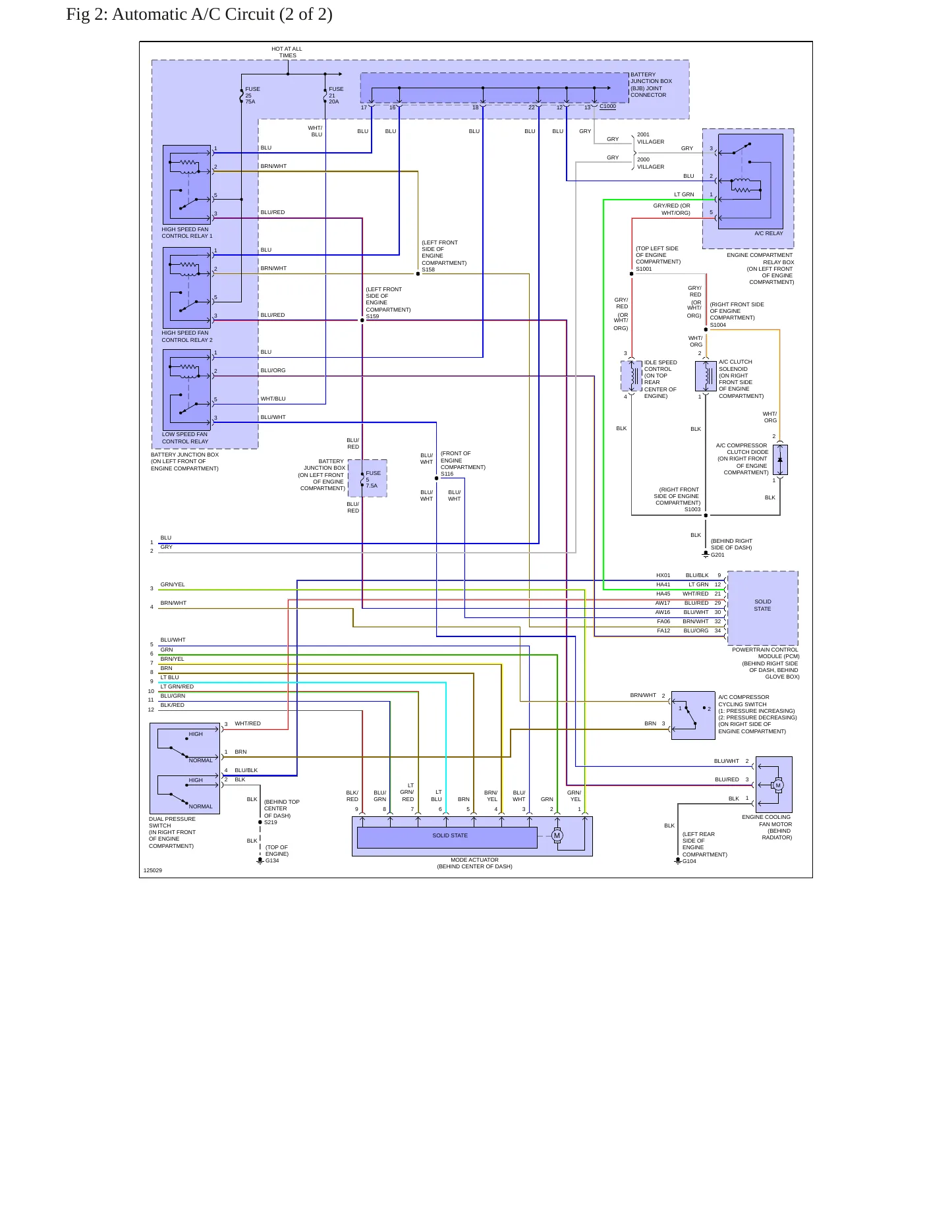 2000 Mercury Villager service manual page 6