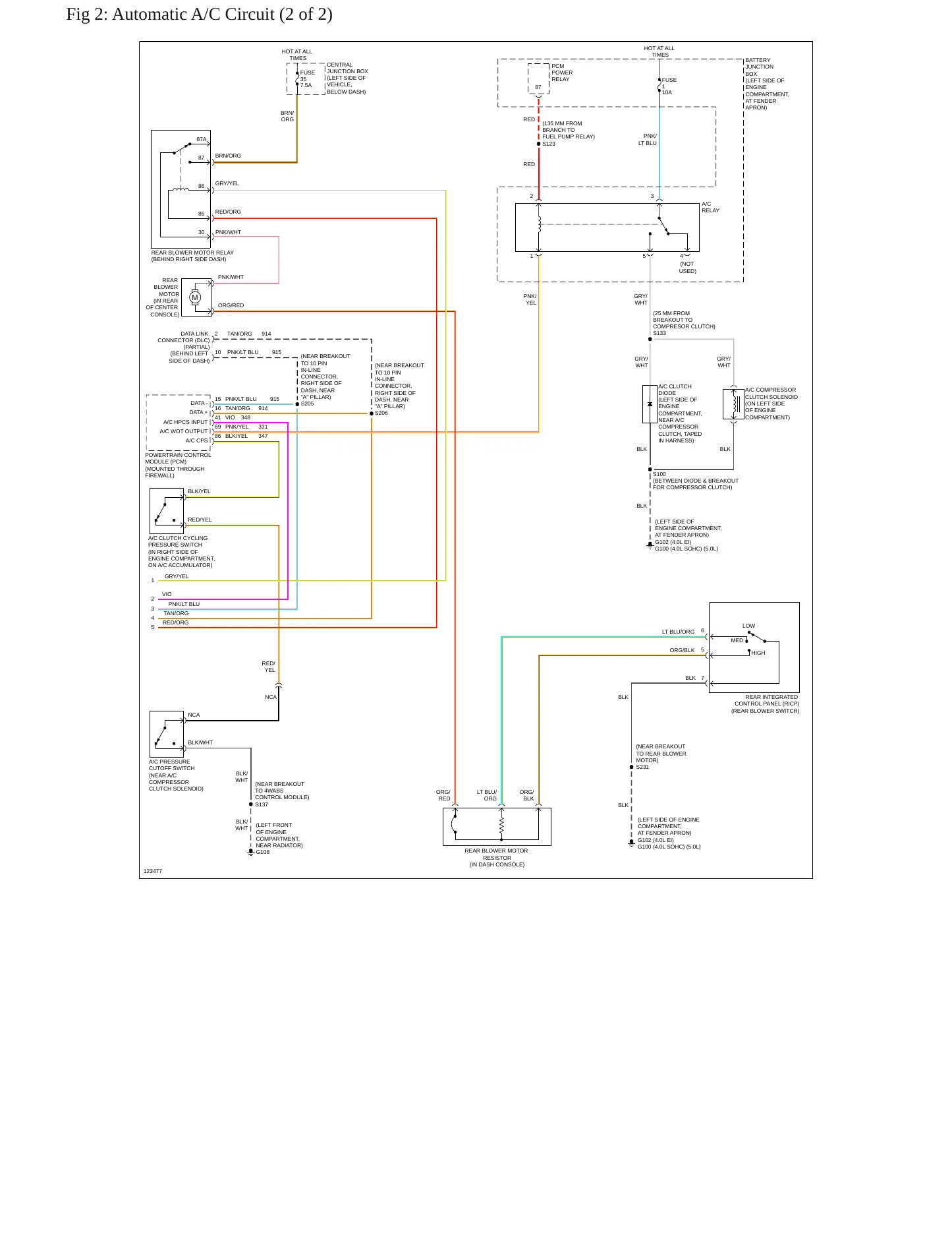 2001 Mercury Mountaineer Service and Repair Manual preview page 8