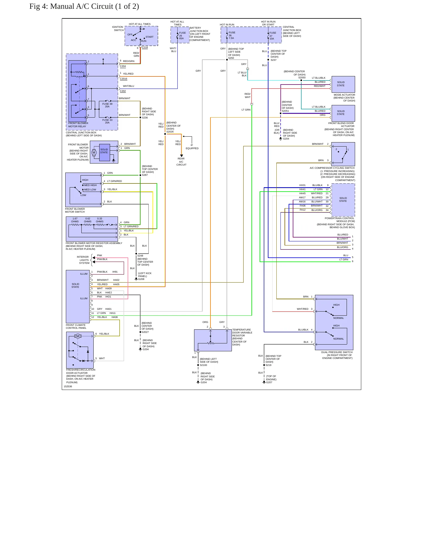 2002 Mercury Villager Service and Repair Manual preview page 13