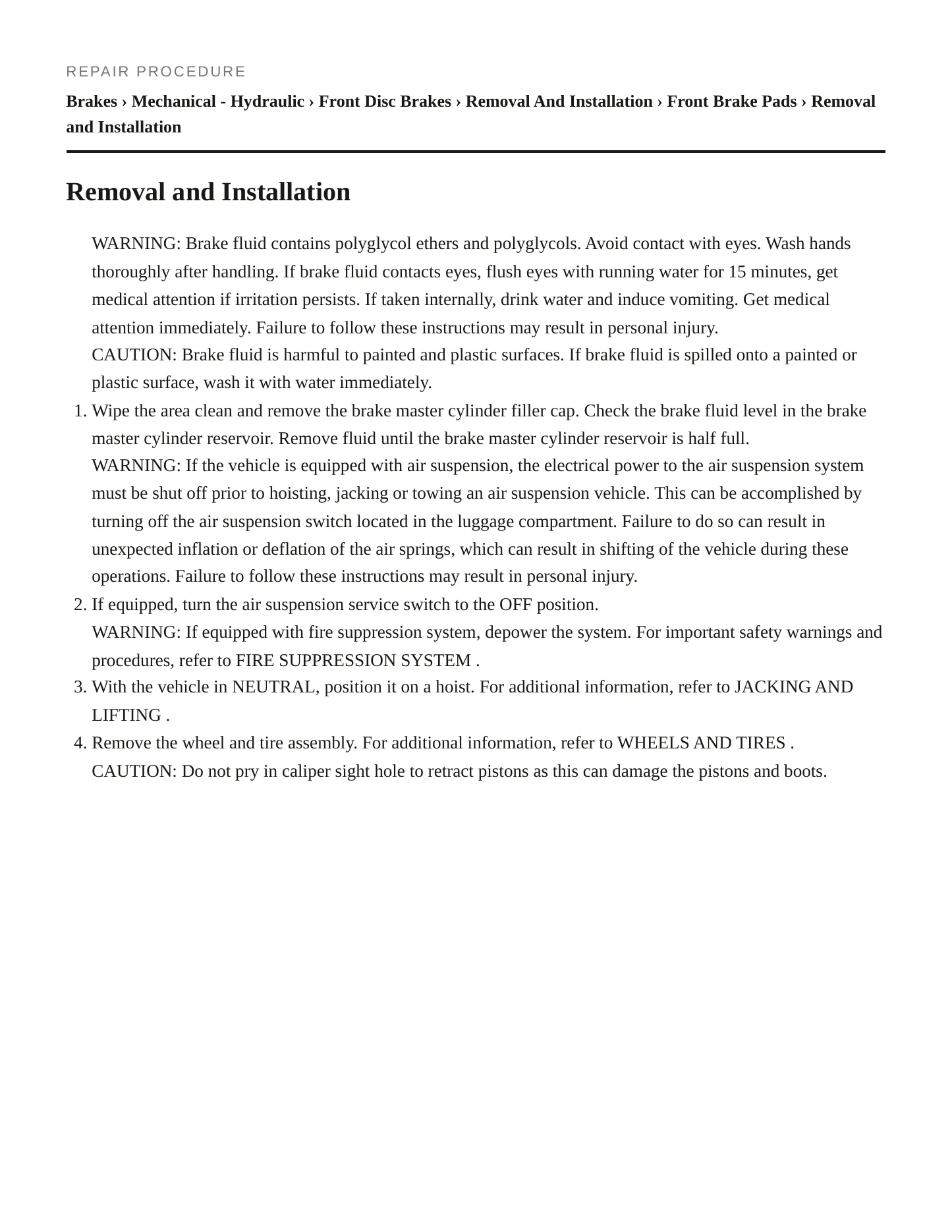 2005 Mercury Grand Marquis service manual page 4