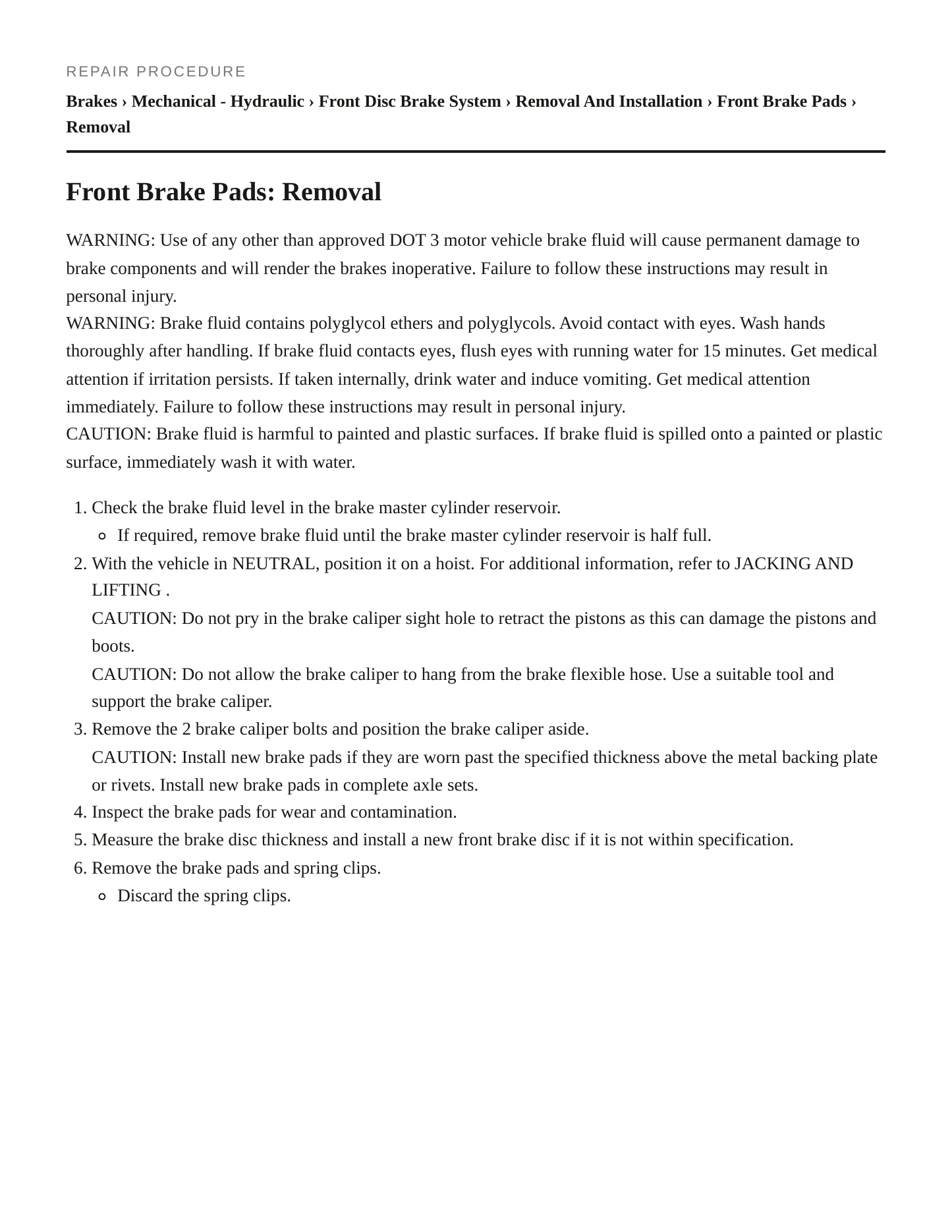 2005 Mercury Mountaineer service manual page 5