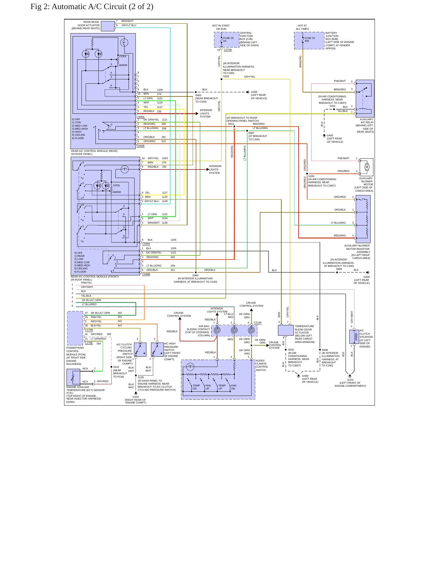 2005 Mercury Mountaineer Service and Repair Manual preview page 7
