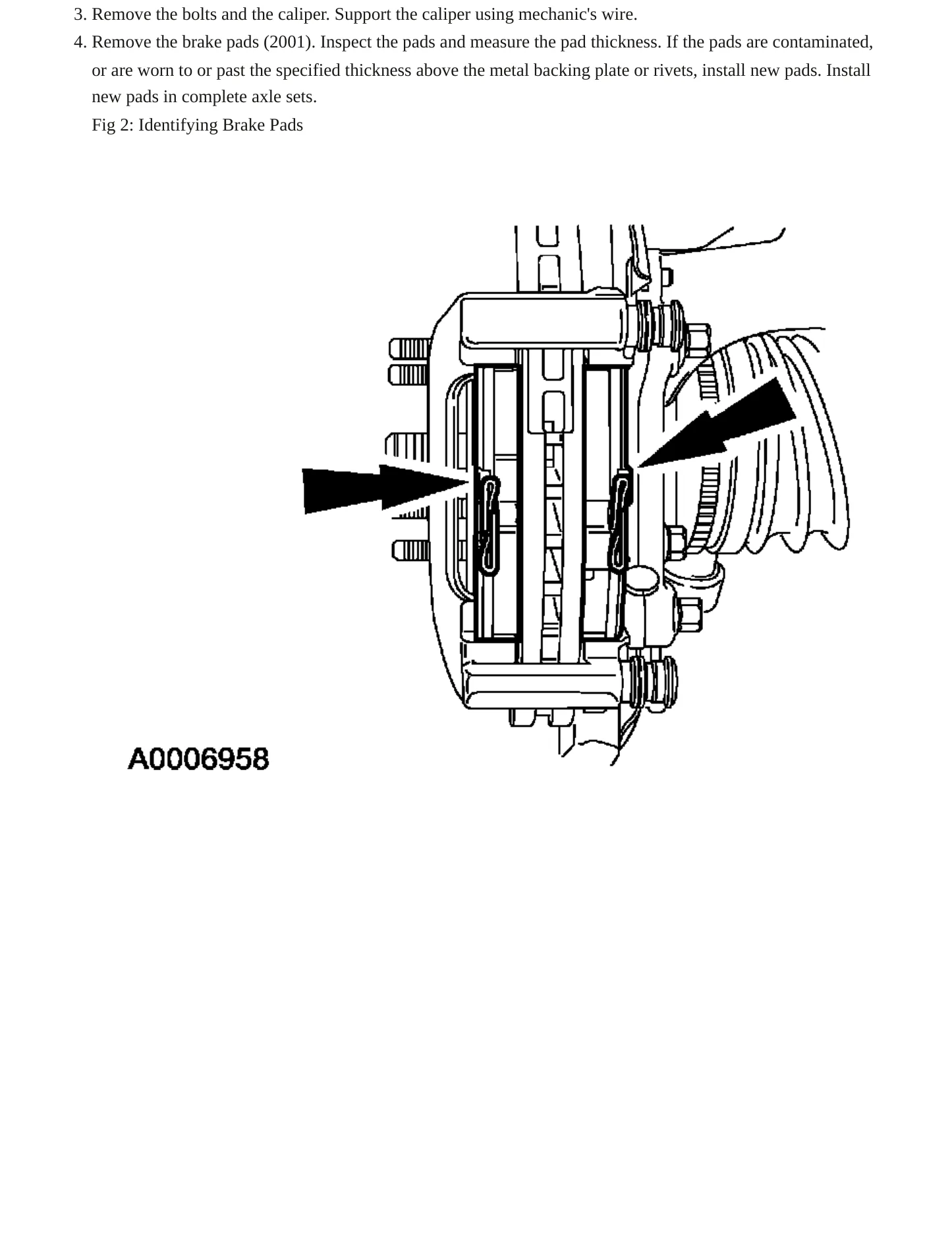 2005 Mercury Sable service manual page 6