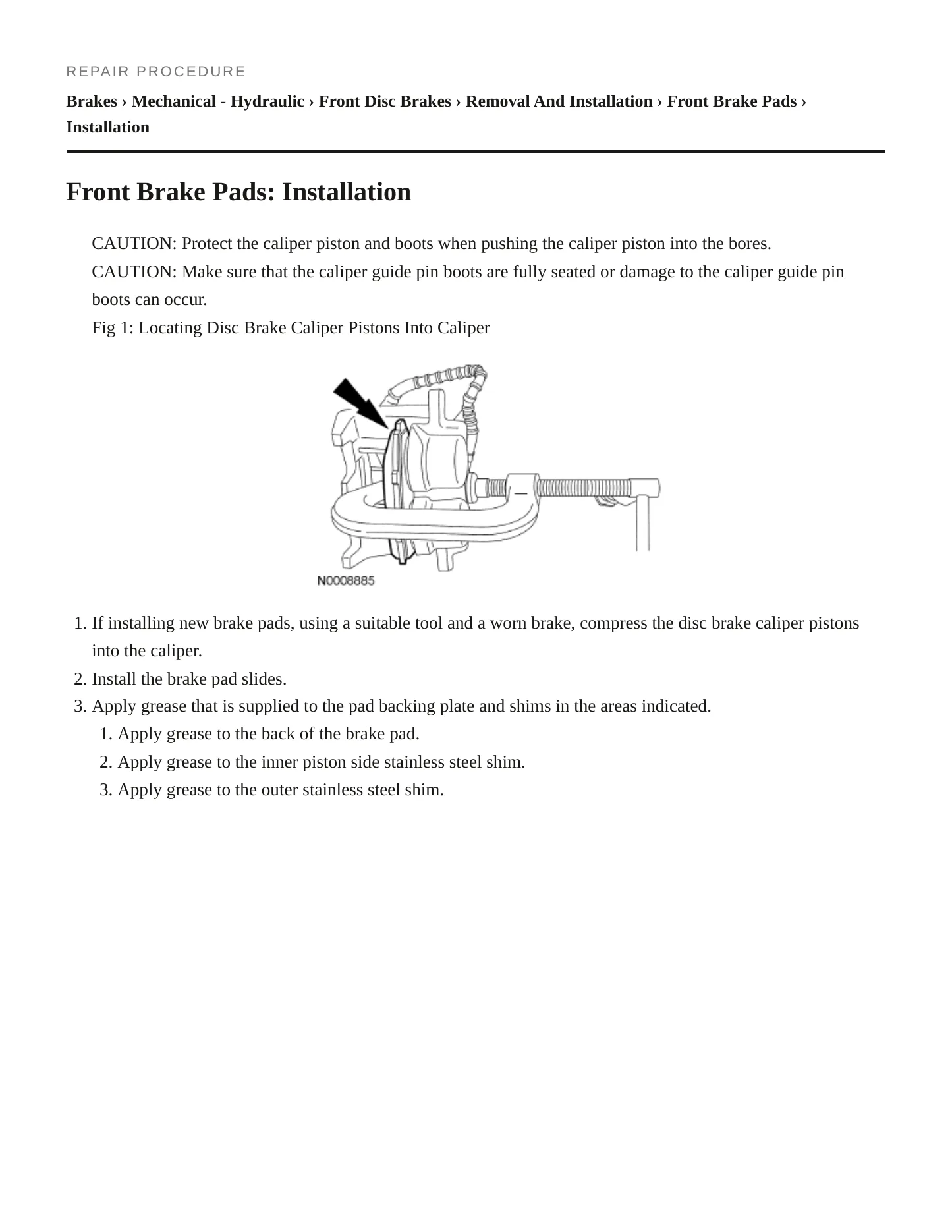 2006 Mercury Milan service manual page 5