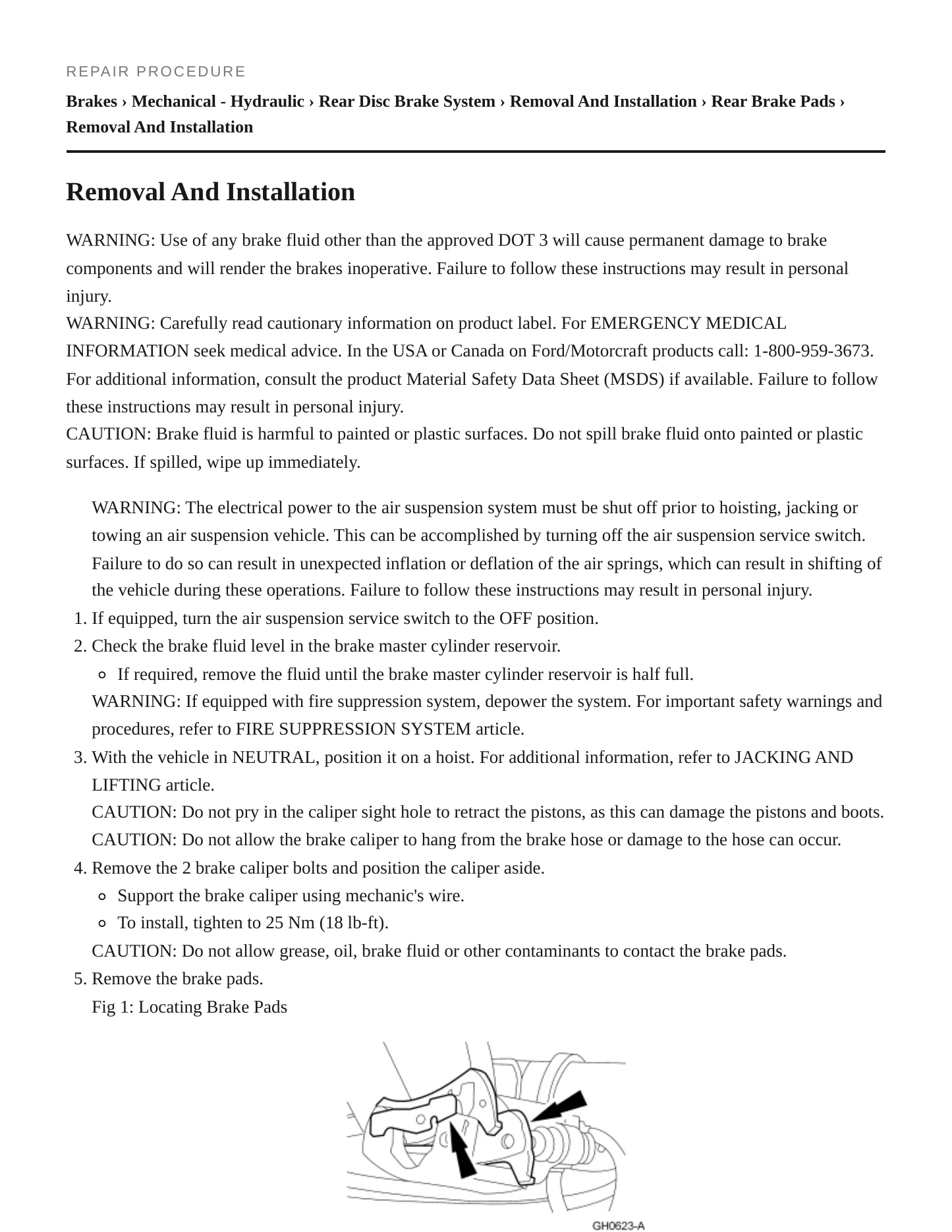 2007 Mercury Grand Marquis service manual page 4