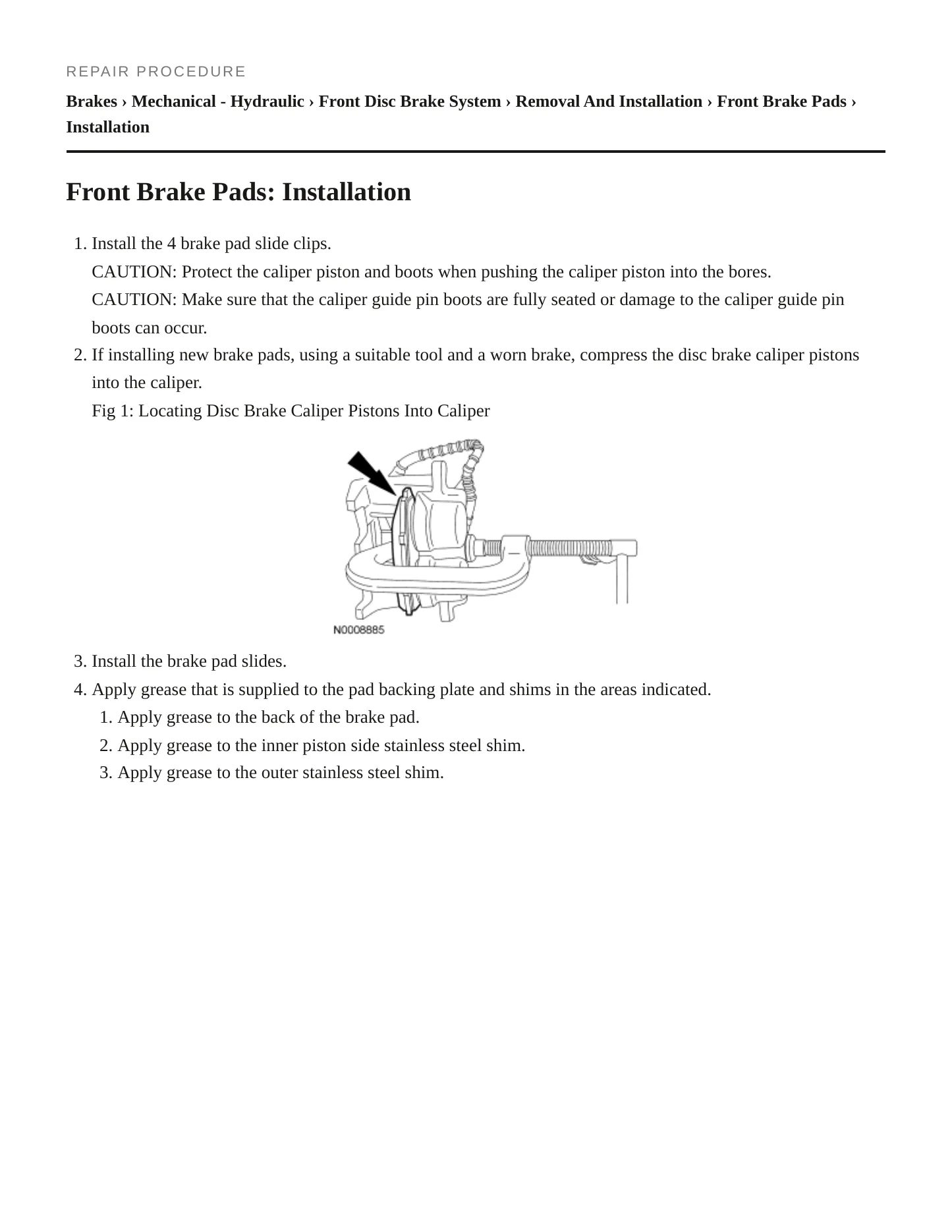 2007 Mercury Milan service manual page 5