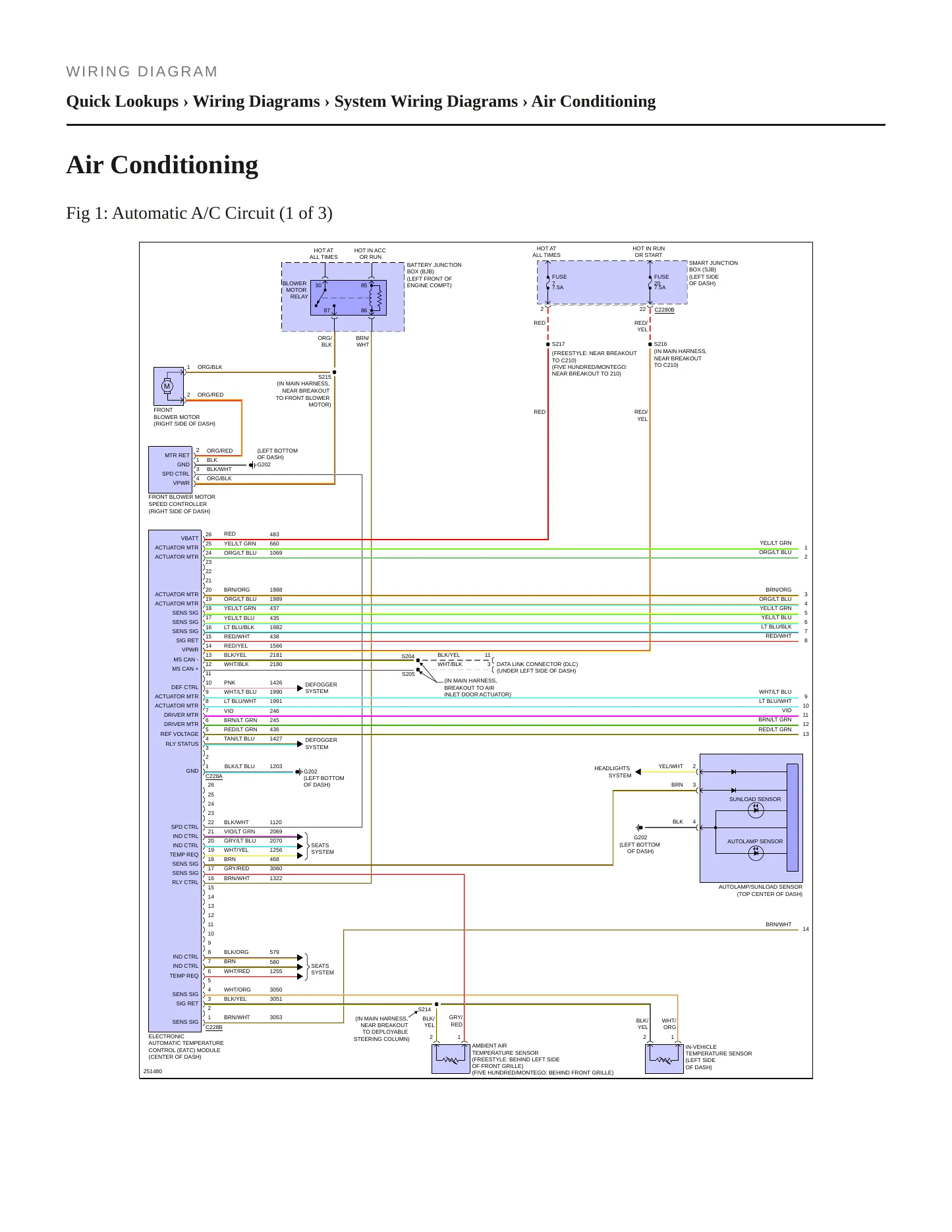 2007 Mercury Montego service manual page 6