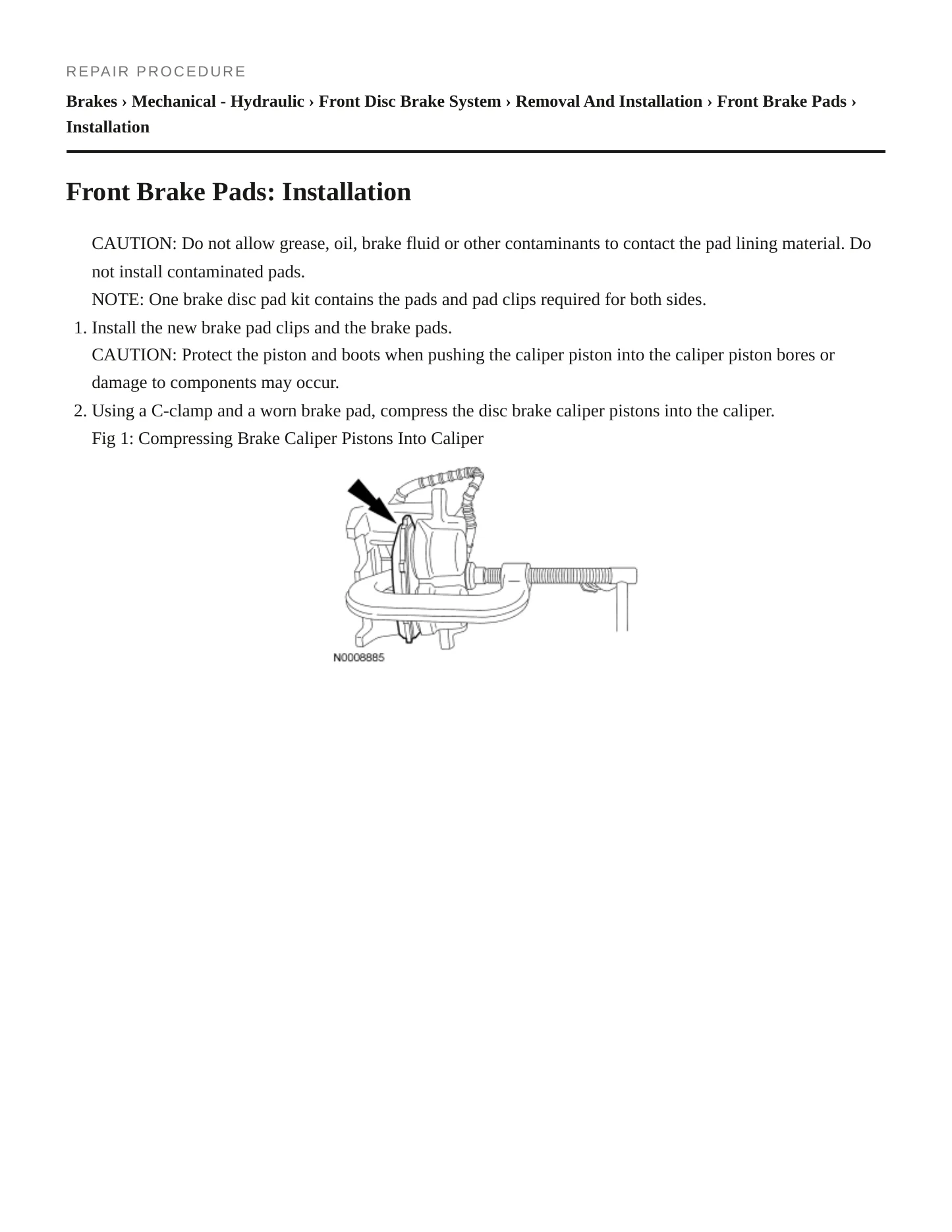 2008 Mercury Mountaineer service manual page 5
