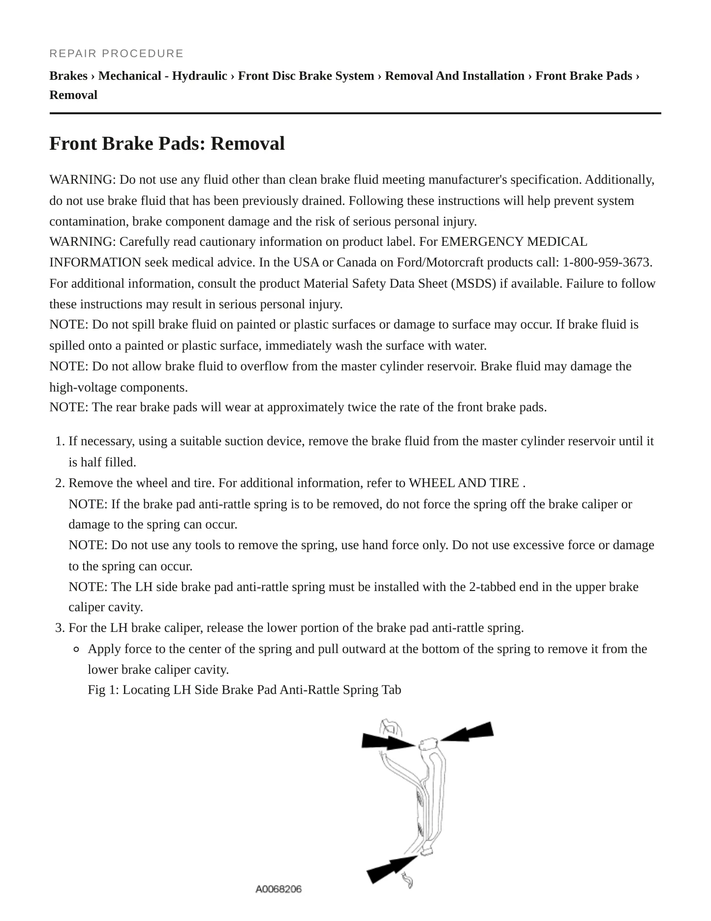 2010 Mercury Mariner service manual page 4