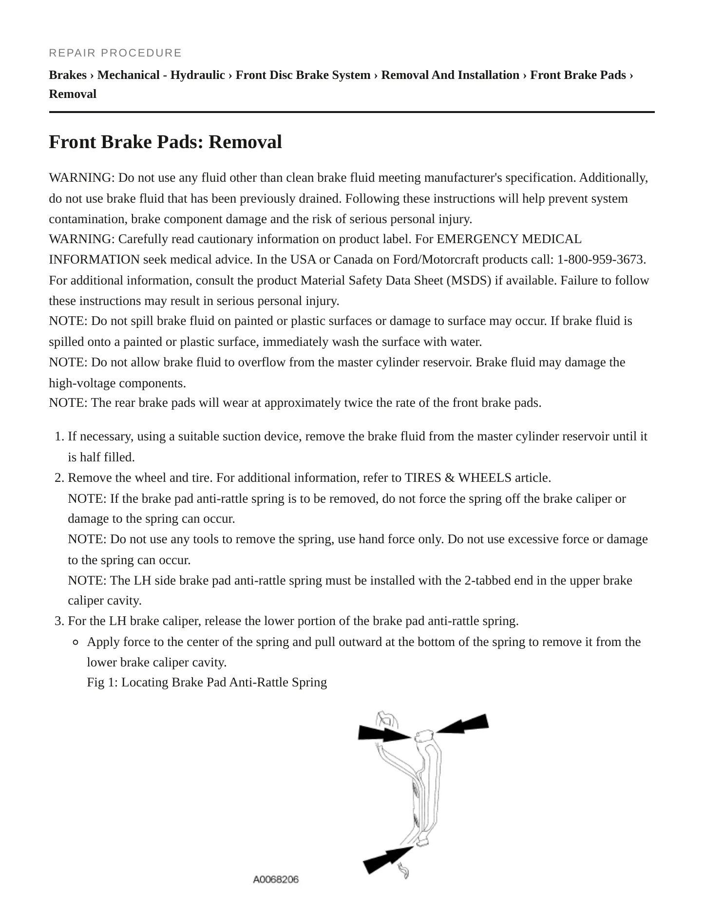 2011 Mercury Mariner service manual page 4