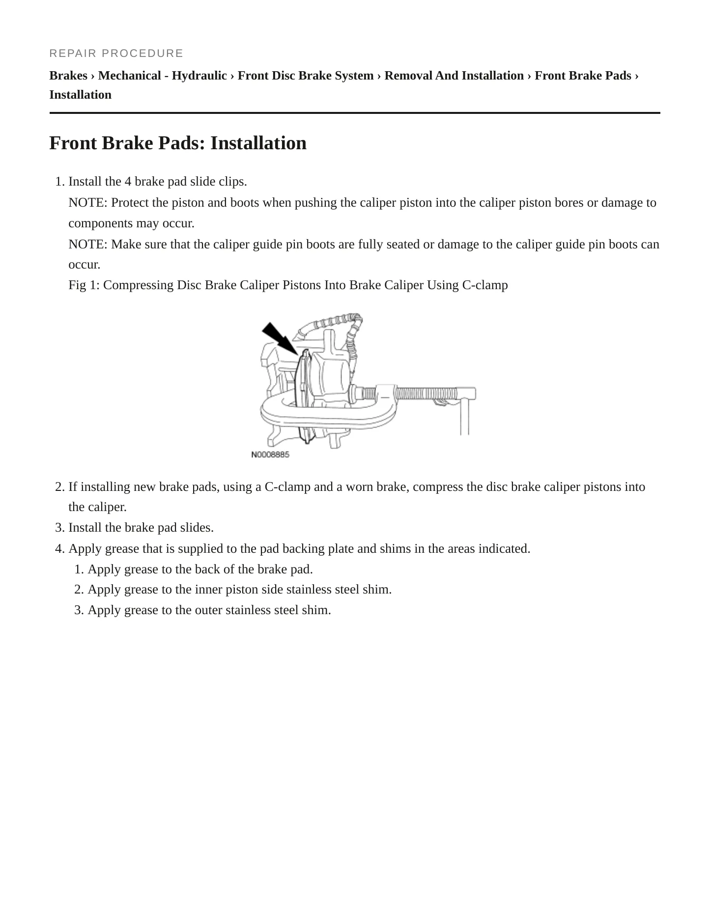 2011 Mercury Milan service manual page 6
