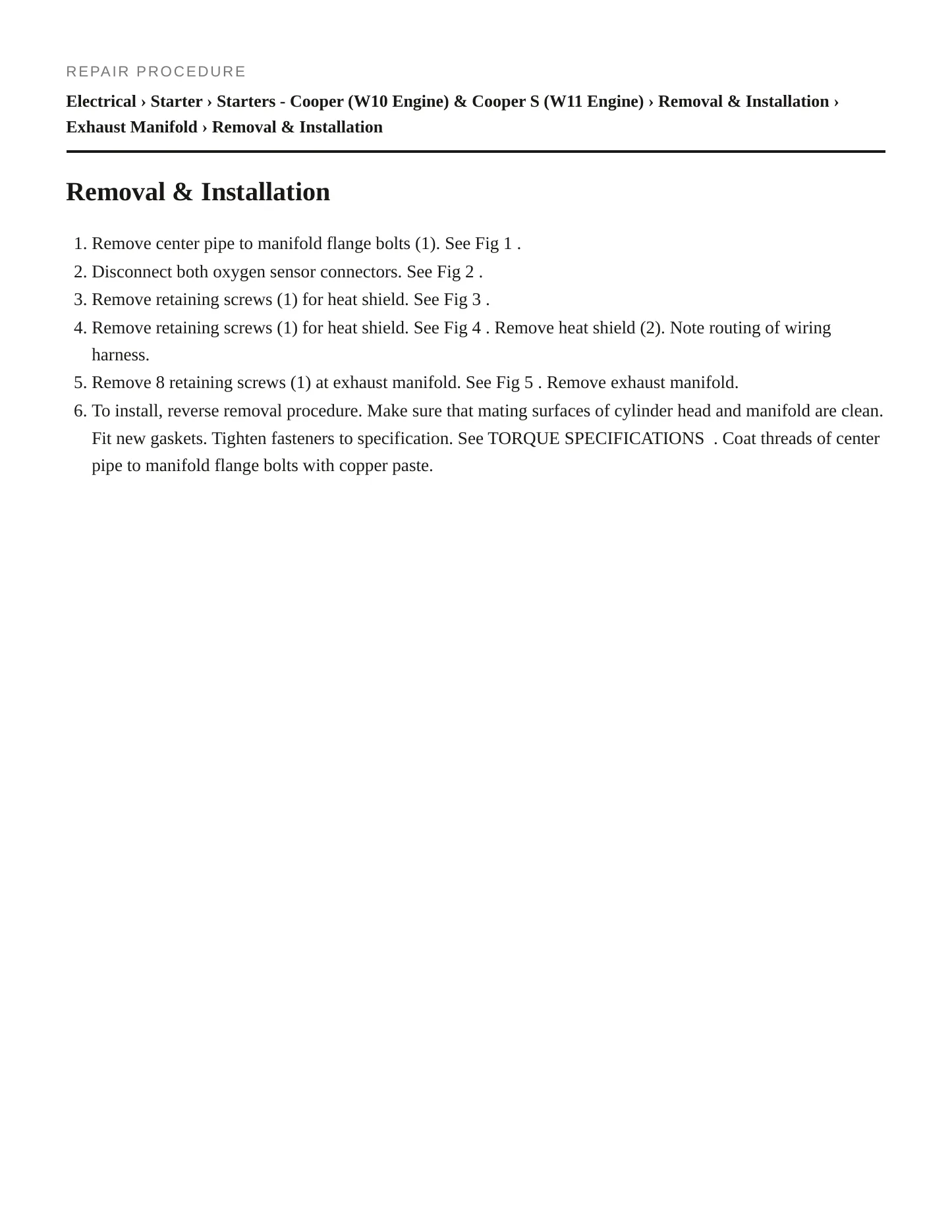 2006 Mini Cooper Service and Repair Manual preview page 4