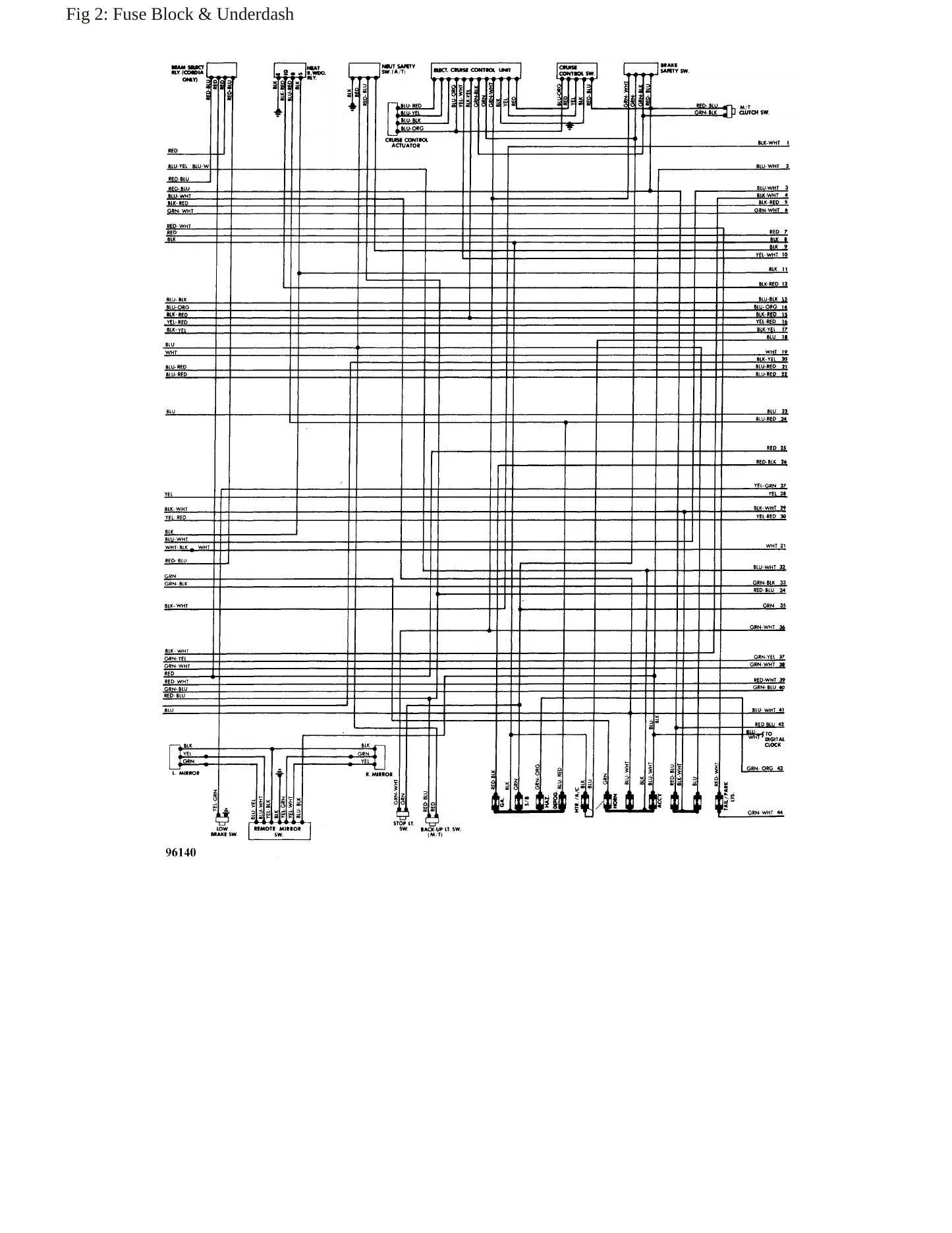 1983 Mitsubishi Cordia service manual page 5