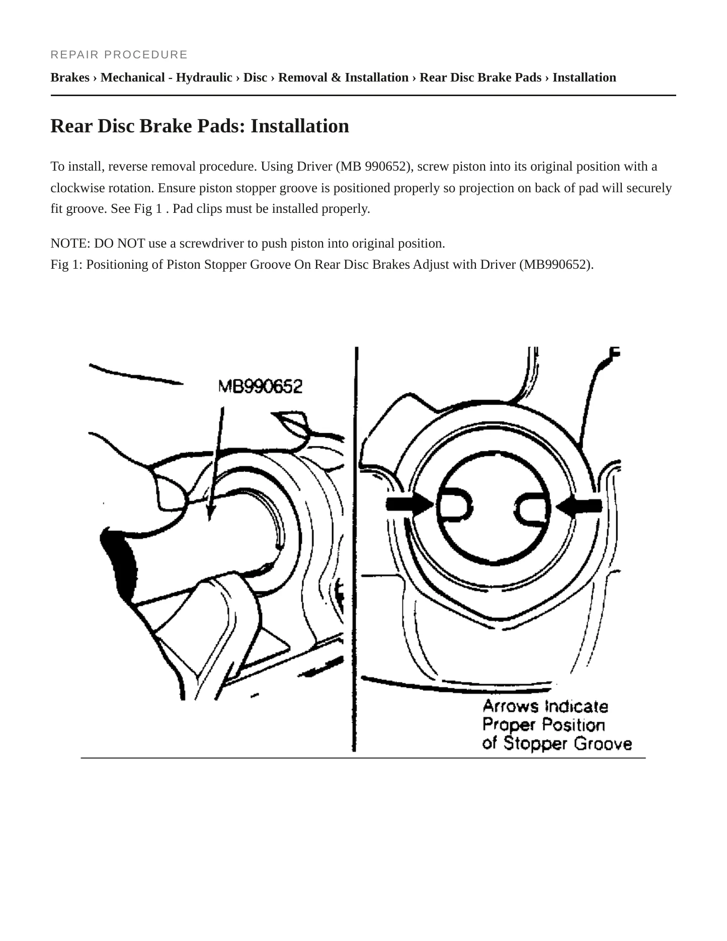 1984 Mitsubishi Starion Service and Repair Manual preview page 3