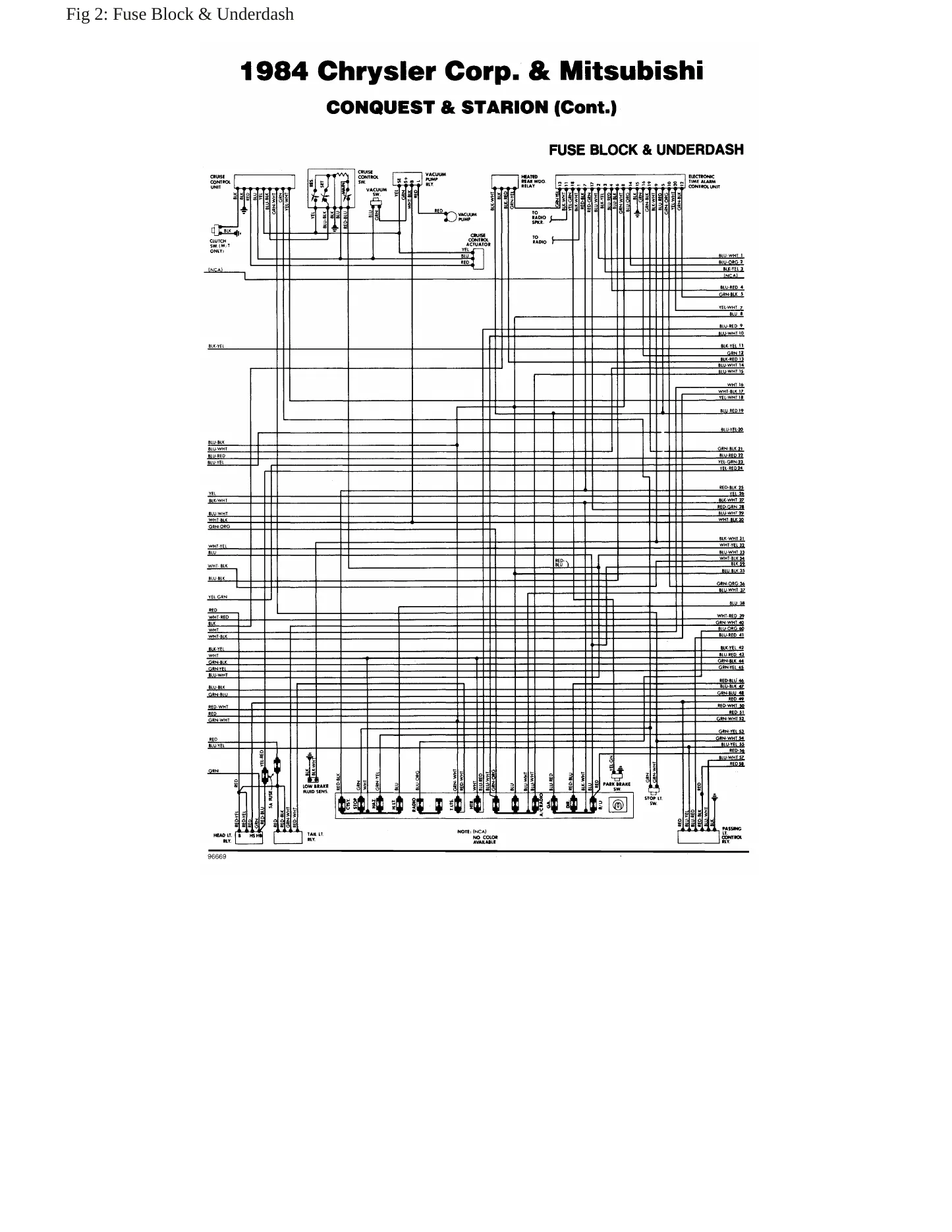 1984 Mitsubishi Starion Service and Repair Manual preview page 5