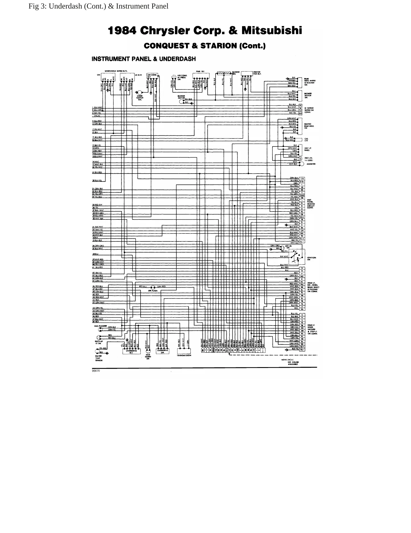 1984 Mitsubishi Starion Service and Repair Manual preview page 6