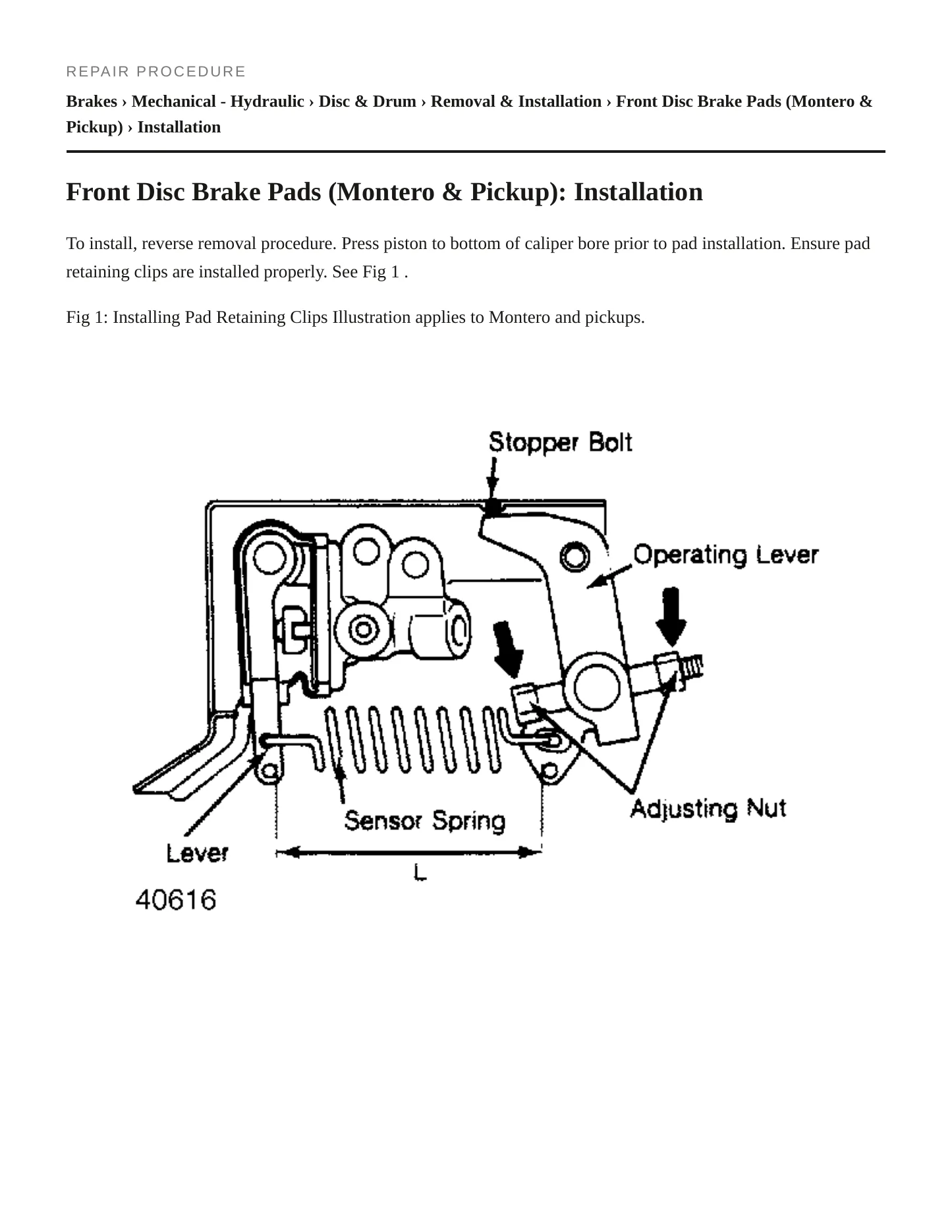 1985 Mitsubishi Cordia Service and Repair Manual preview page 3