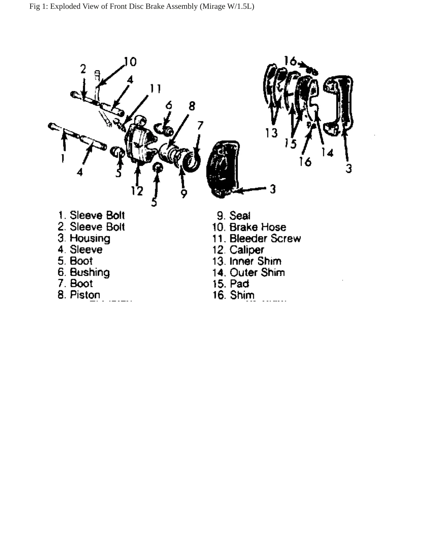 1987 Mitsubishi Cordia service manual page 4