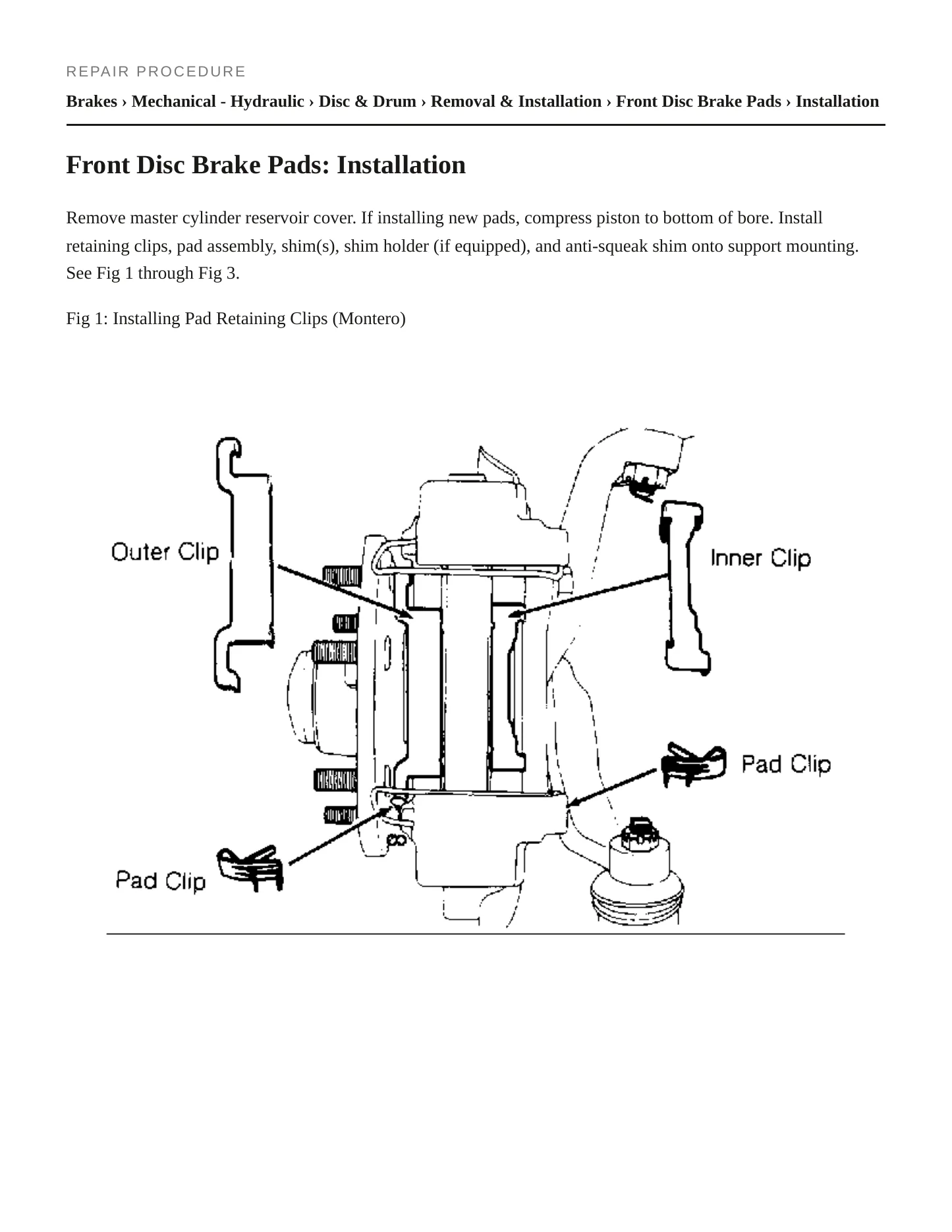1990 Mitsubishi Galant Service and Repair Manual preview page 3