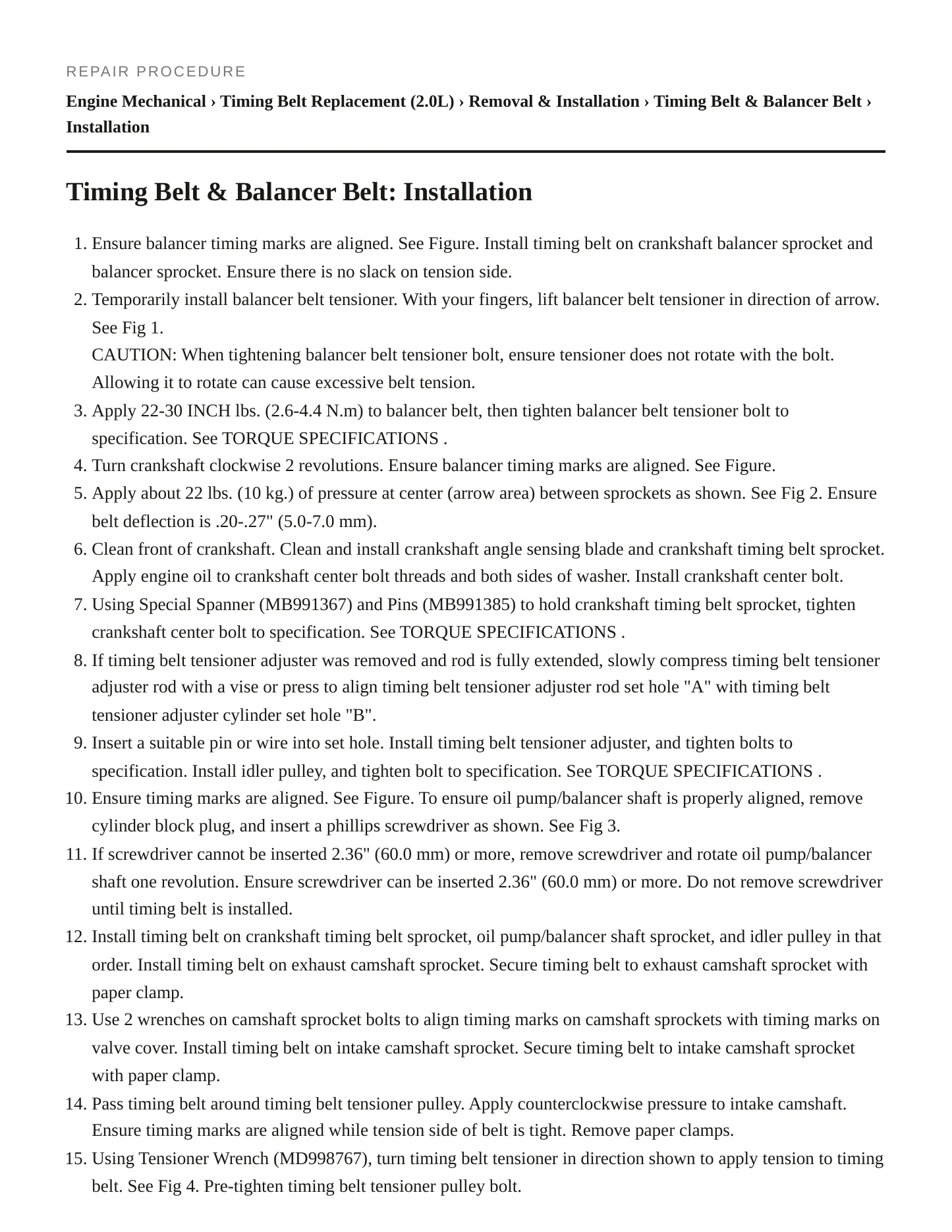 2005 Mitsubishi Lancer Service and Repair Manual preview page 4