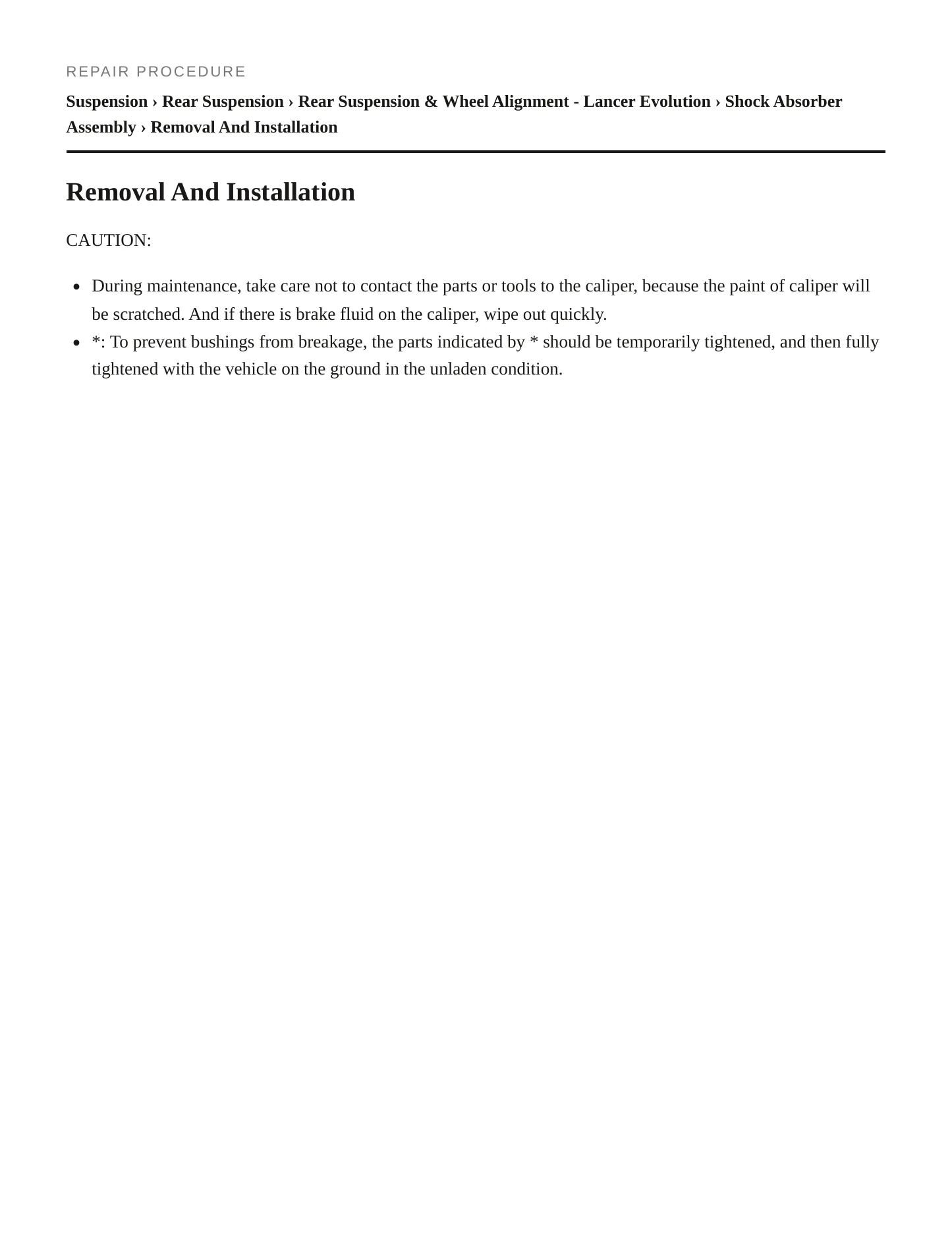 2006 Mitsubishi Lancer service manual page 5