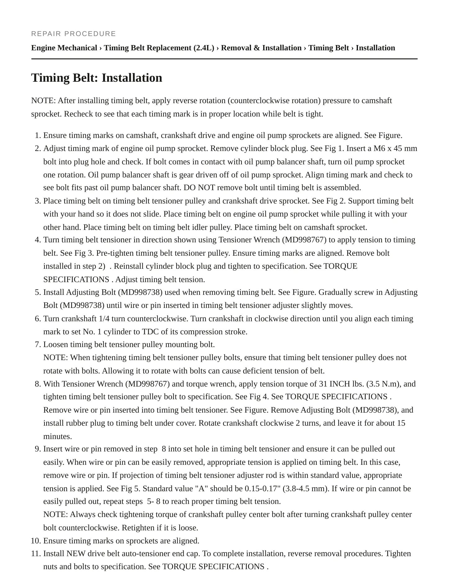 2006 Mitsubishi Outlander Service and Repair Manual preview page 5