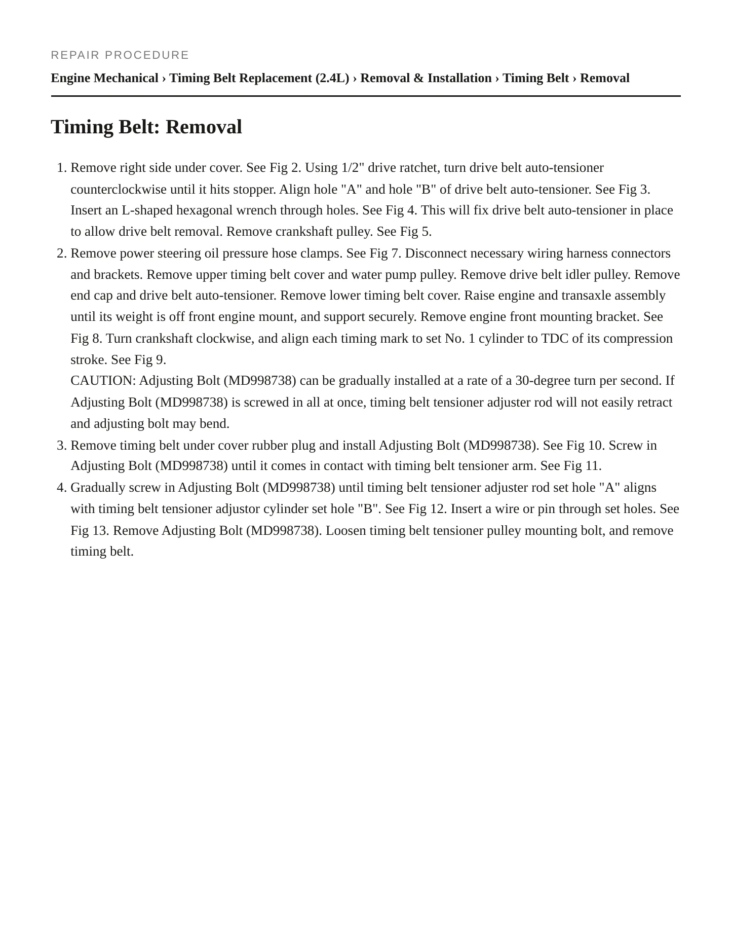 2007 Mitsubishi Eclipse Service and Repair Manual preview page 6