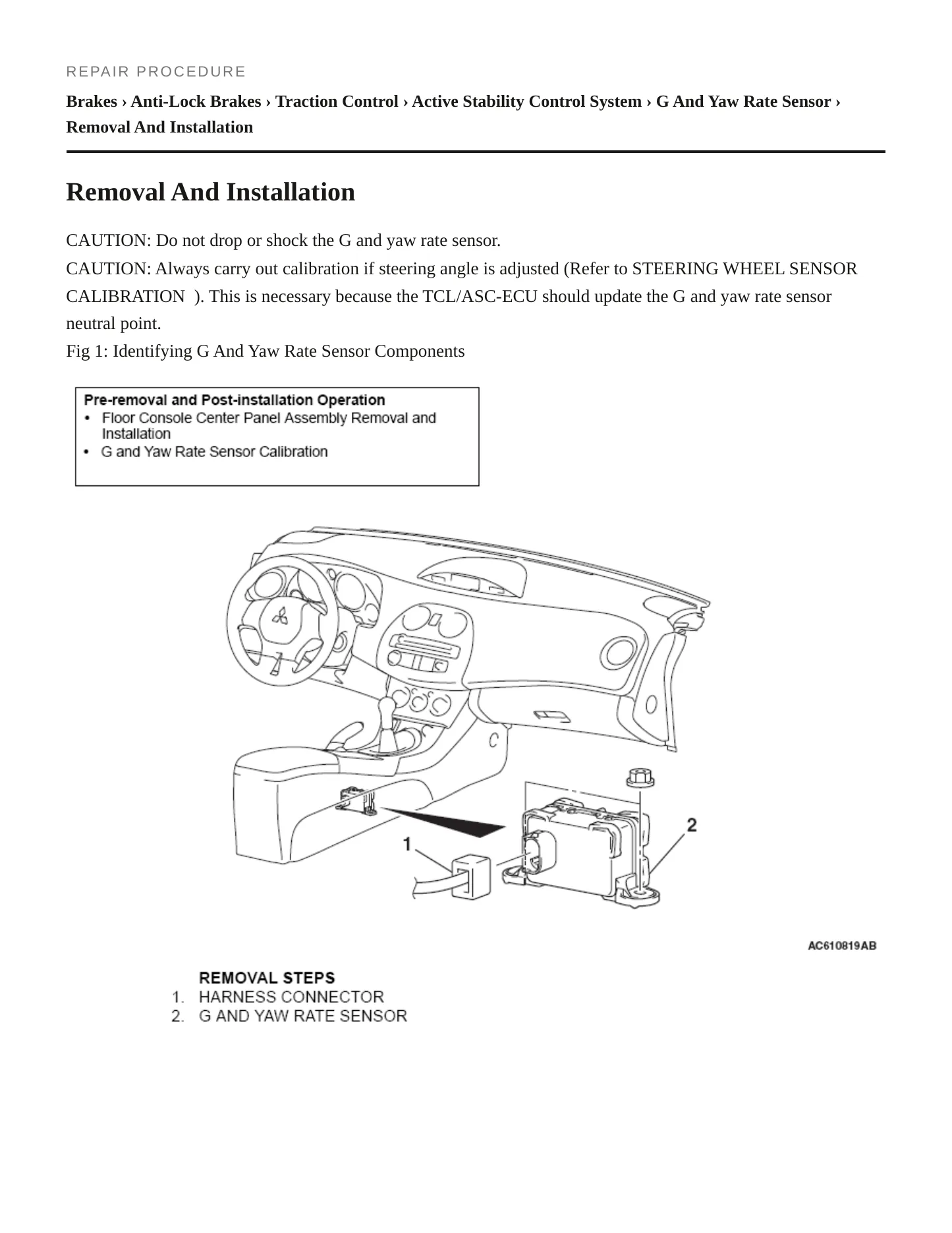 2010 Mitsubishi Eclipse Service and Repair Manual preview page 5